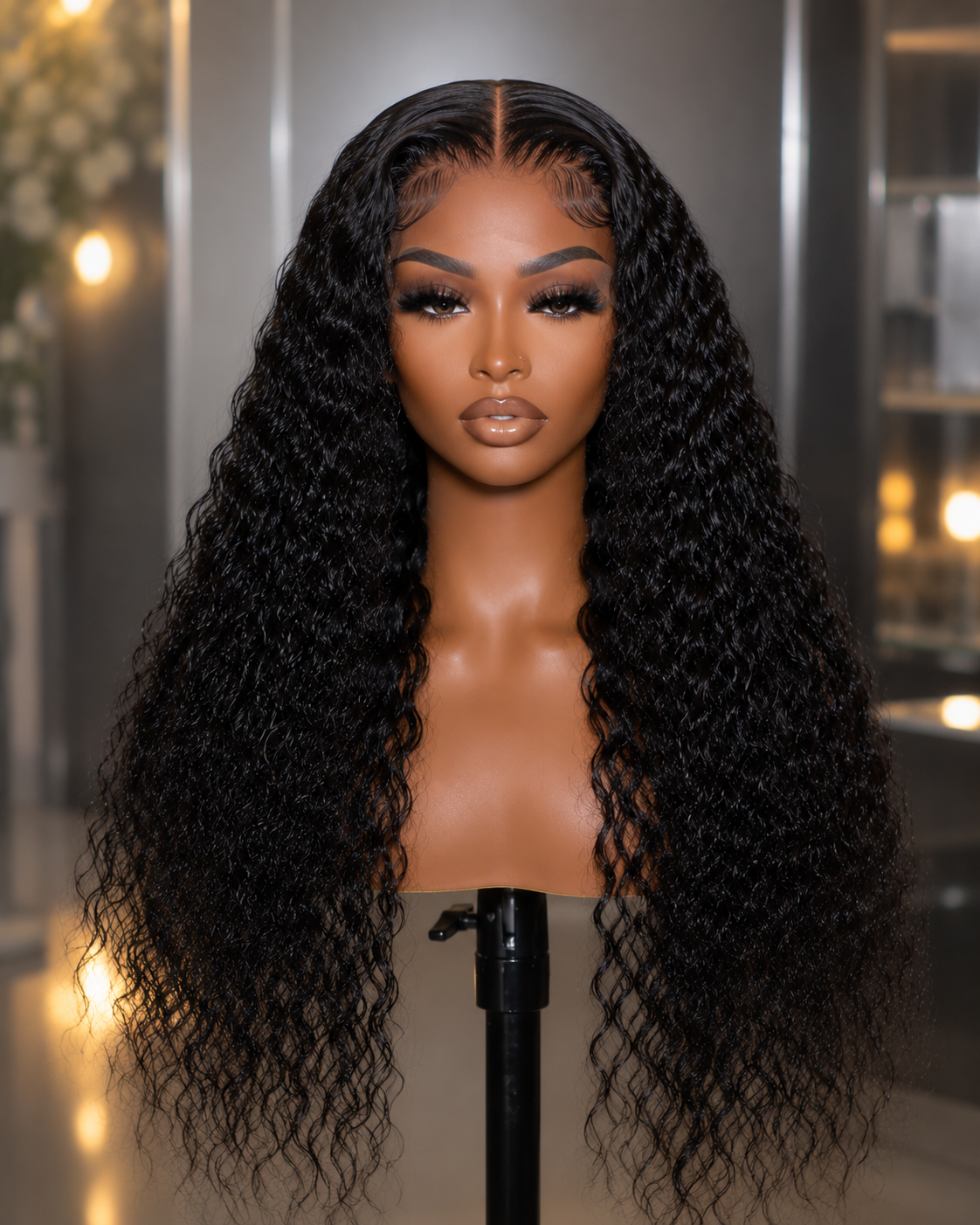'SHE CUTE' 22” Deep Curly 5x5 Lace Wig