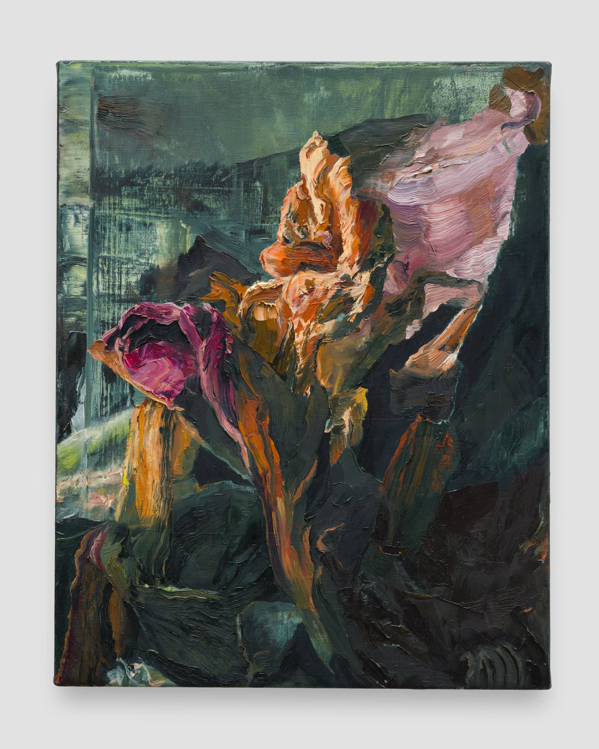 Abigail McCallum, 'The Thinker' (2026), oil on canvas, 17 x 14 inches