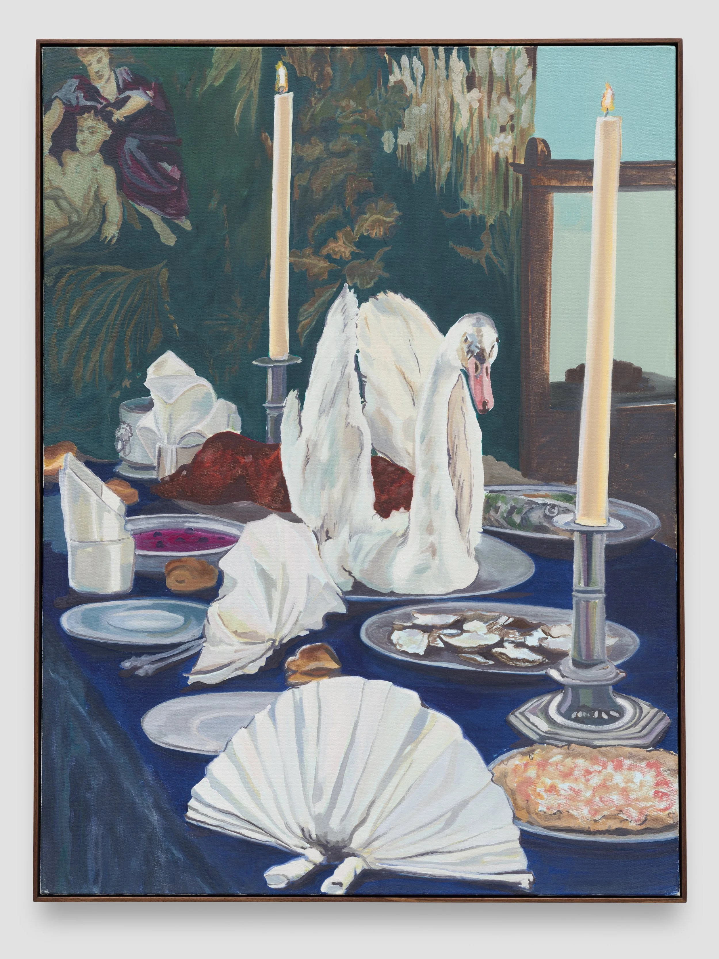 Alex Constable, 'Swedish Supper' (2023), oil on canvas, 40.75 x 30.75 x 2 inches