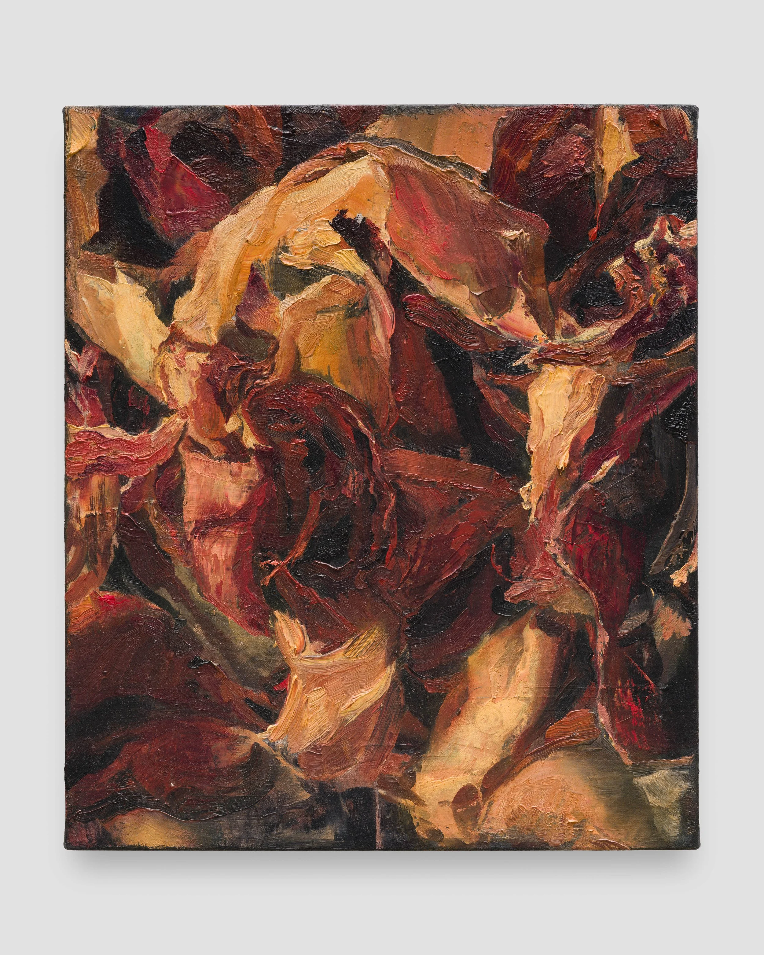 Abigail McCallum, 'Face Off' (2025), oil on canvas, 20 x 17 inches