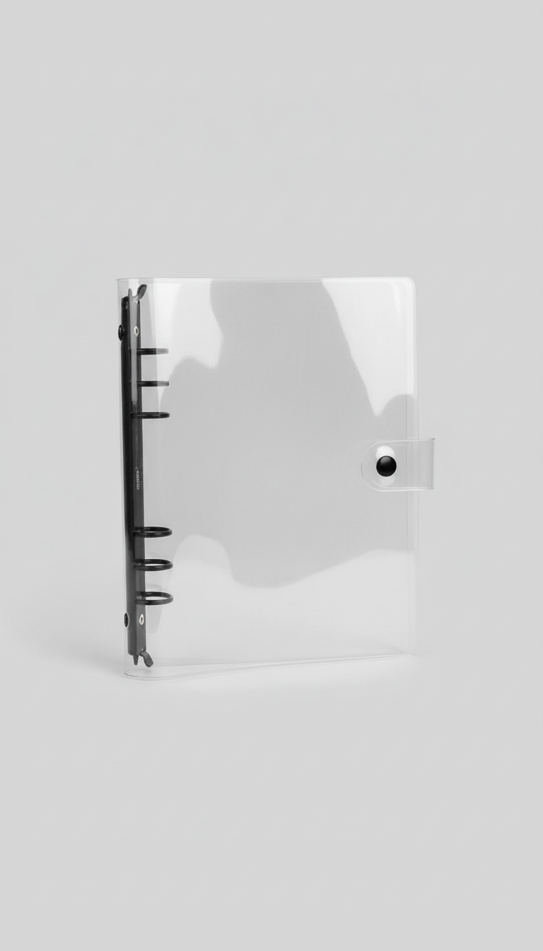 Clear 6-Ring A5 Planner Cover