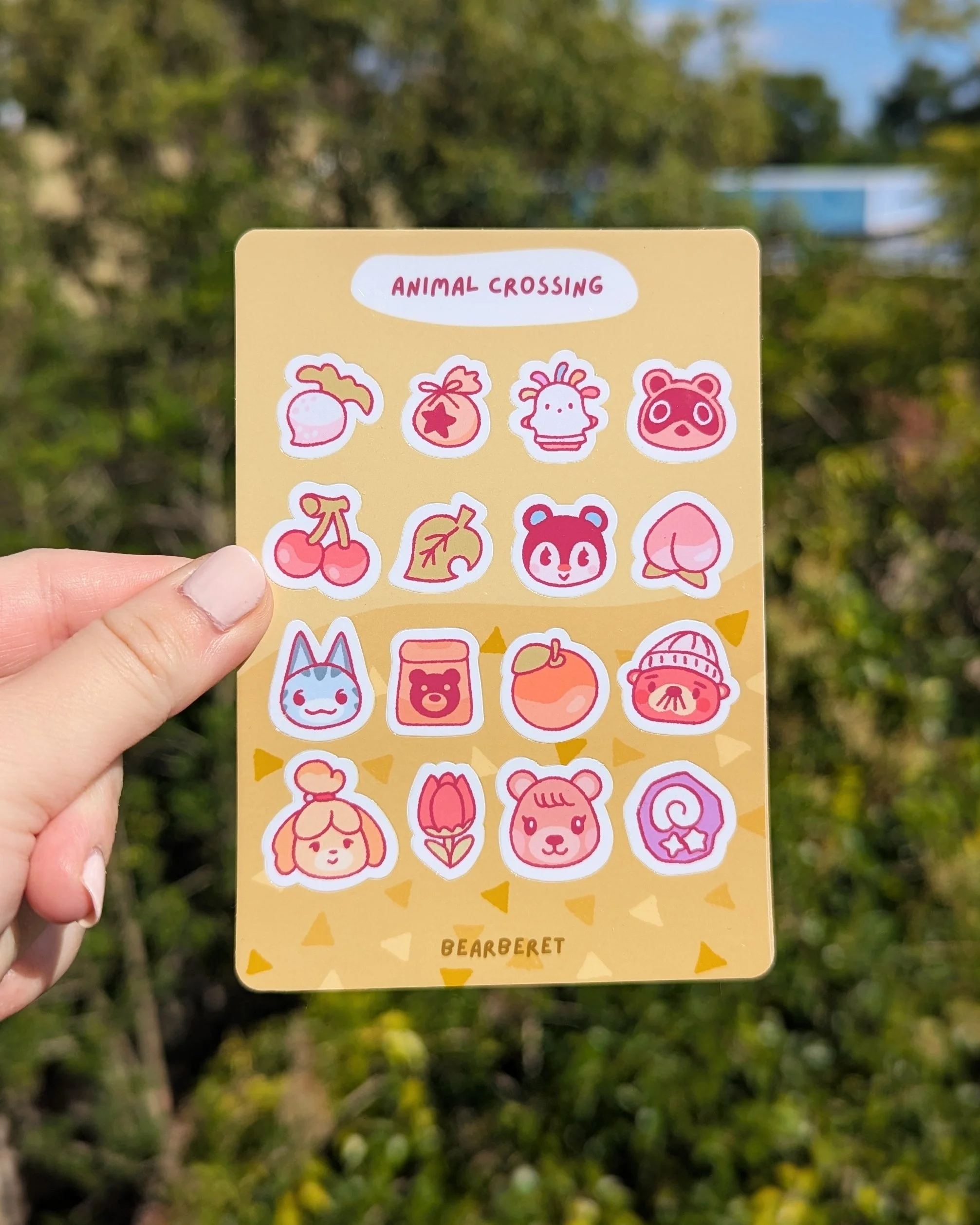 Animal Crossing Sticker Sheet