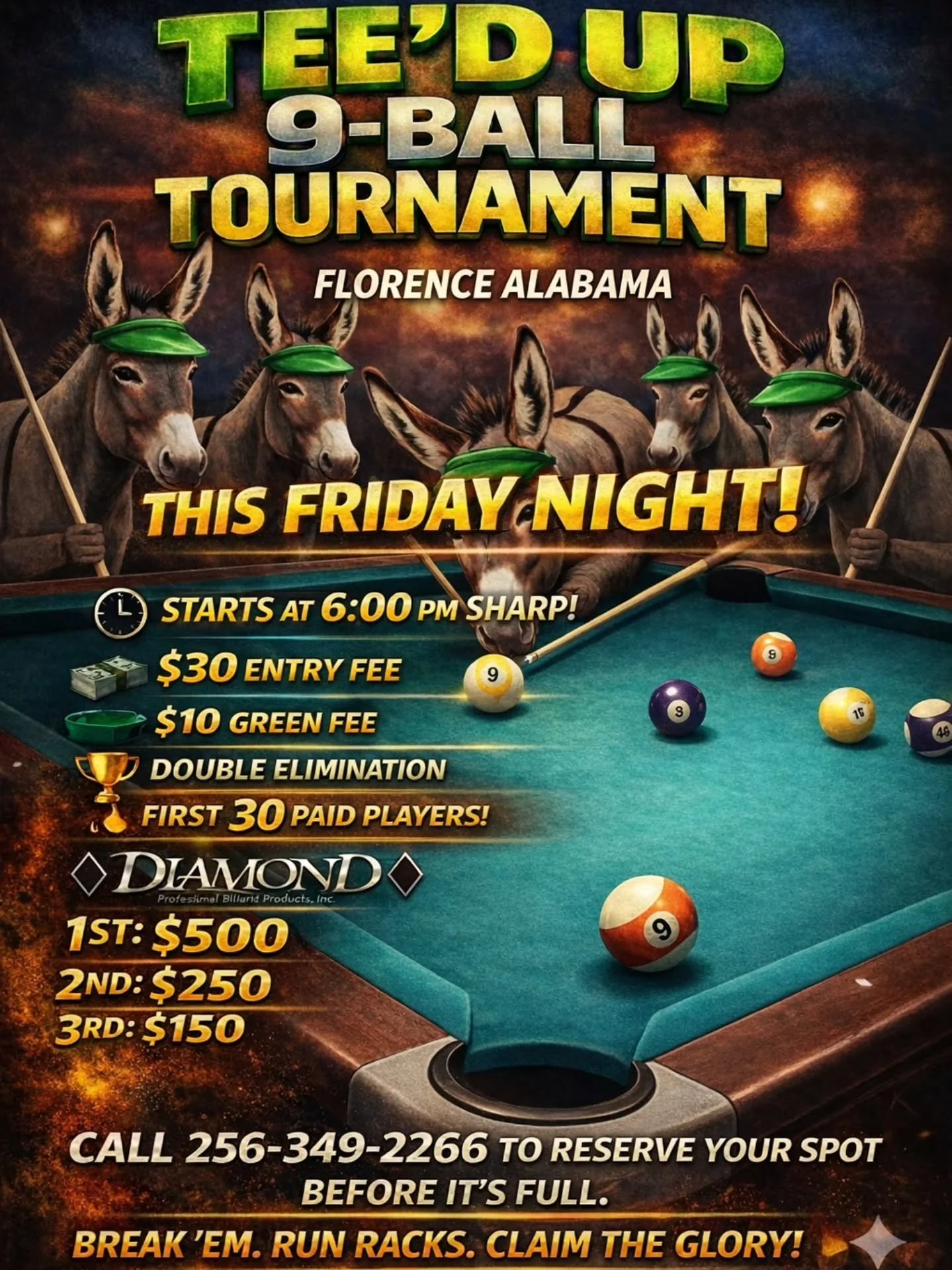 Friday Night 9-Ball Tournament - 3/27