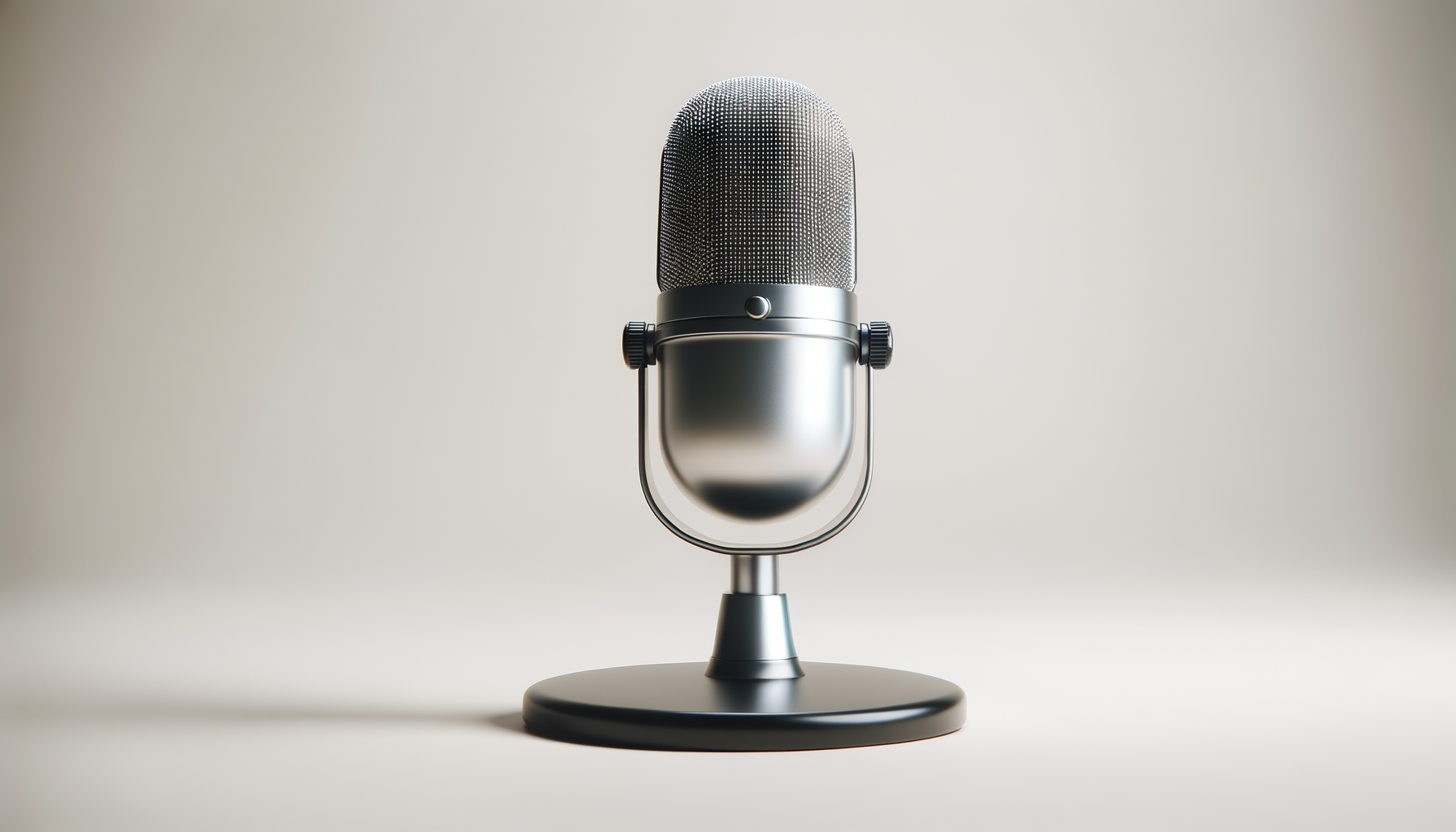 Microphone for radio station