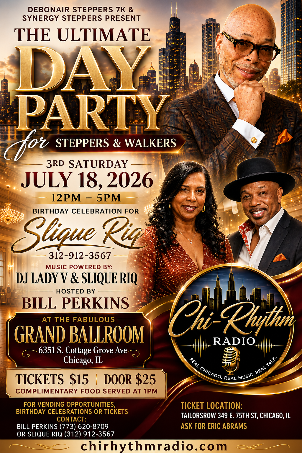 JULY 18, 2026 - Ultimate Day Party for Steppers & Walkers