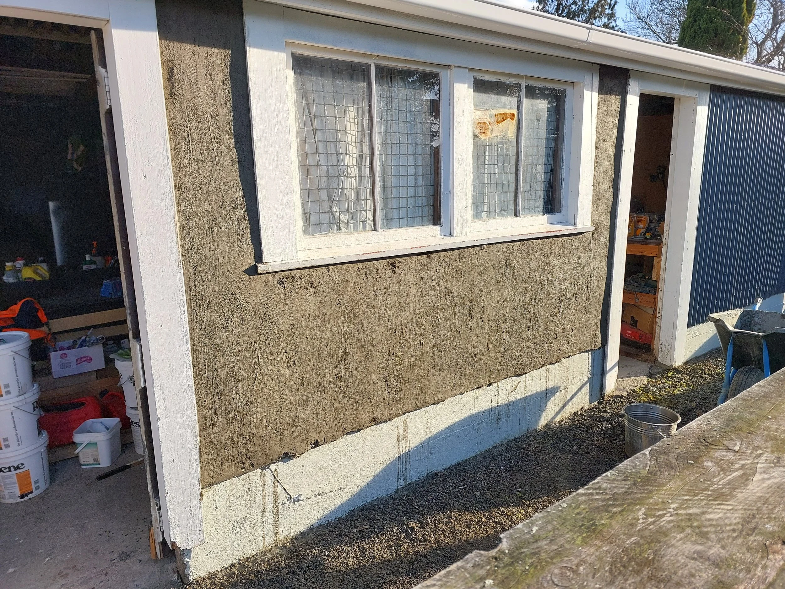 Garage/outside pre reno