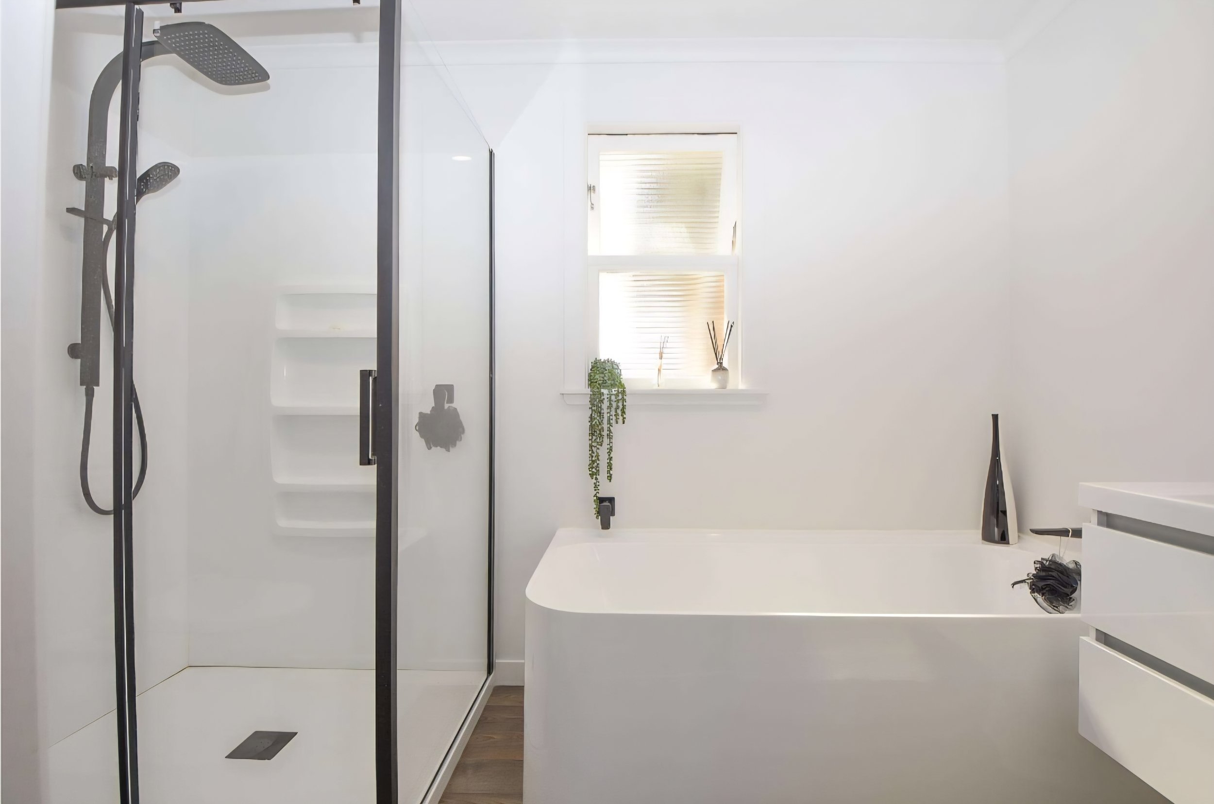 Completed bathroom after renovation