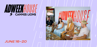 Panel of five people speaking at the ADWEEK HOUSE event during Cannes Lions, April 16-20.