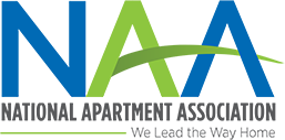 National Apartment Association logo in blue and green colors