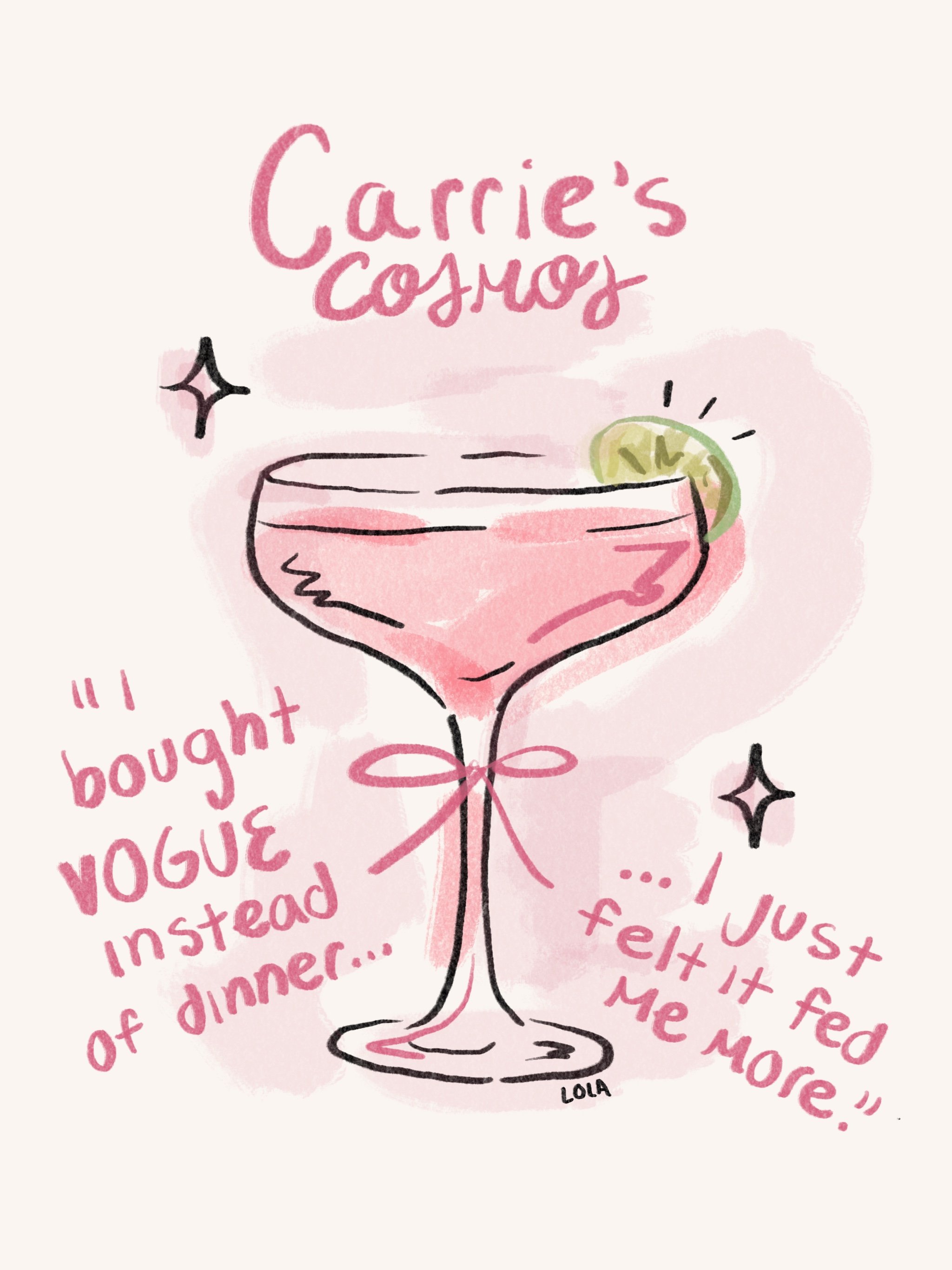 Carrie's Cosmos Print