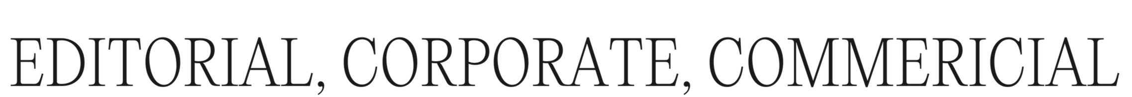 Image shows logos of various media and publishing companies including Editorial, Corporate, and Commercial.