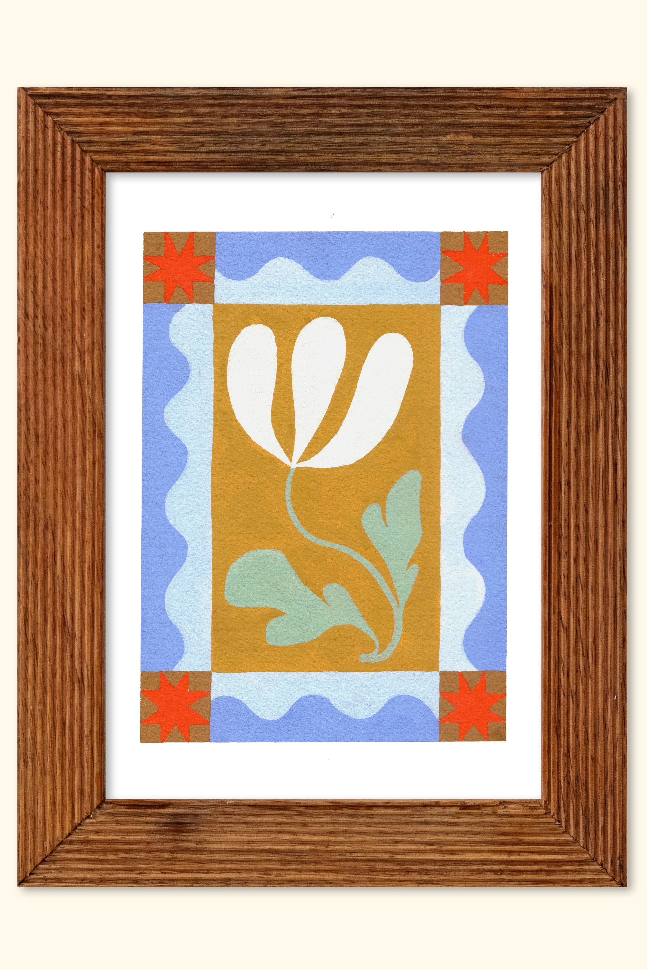 Wavy Folkie — Giclée Print