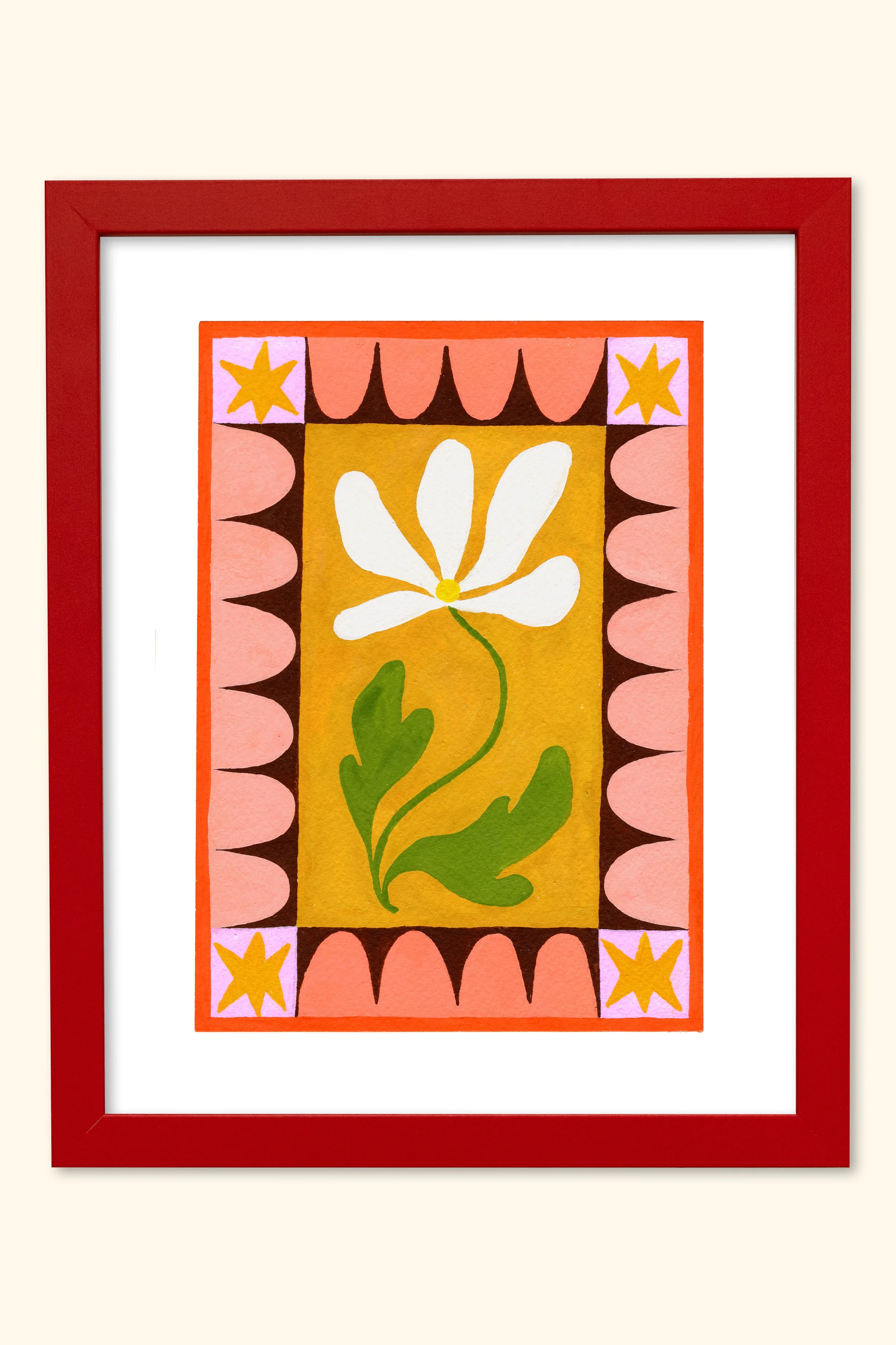 Scalloped Folkie  — Giclée Print
