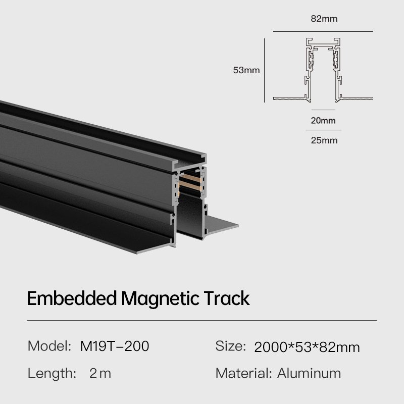 M19T-200 2M EMBEDDED MAGNETIC TRACK