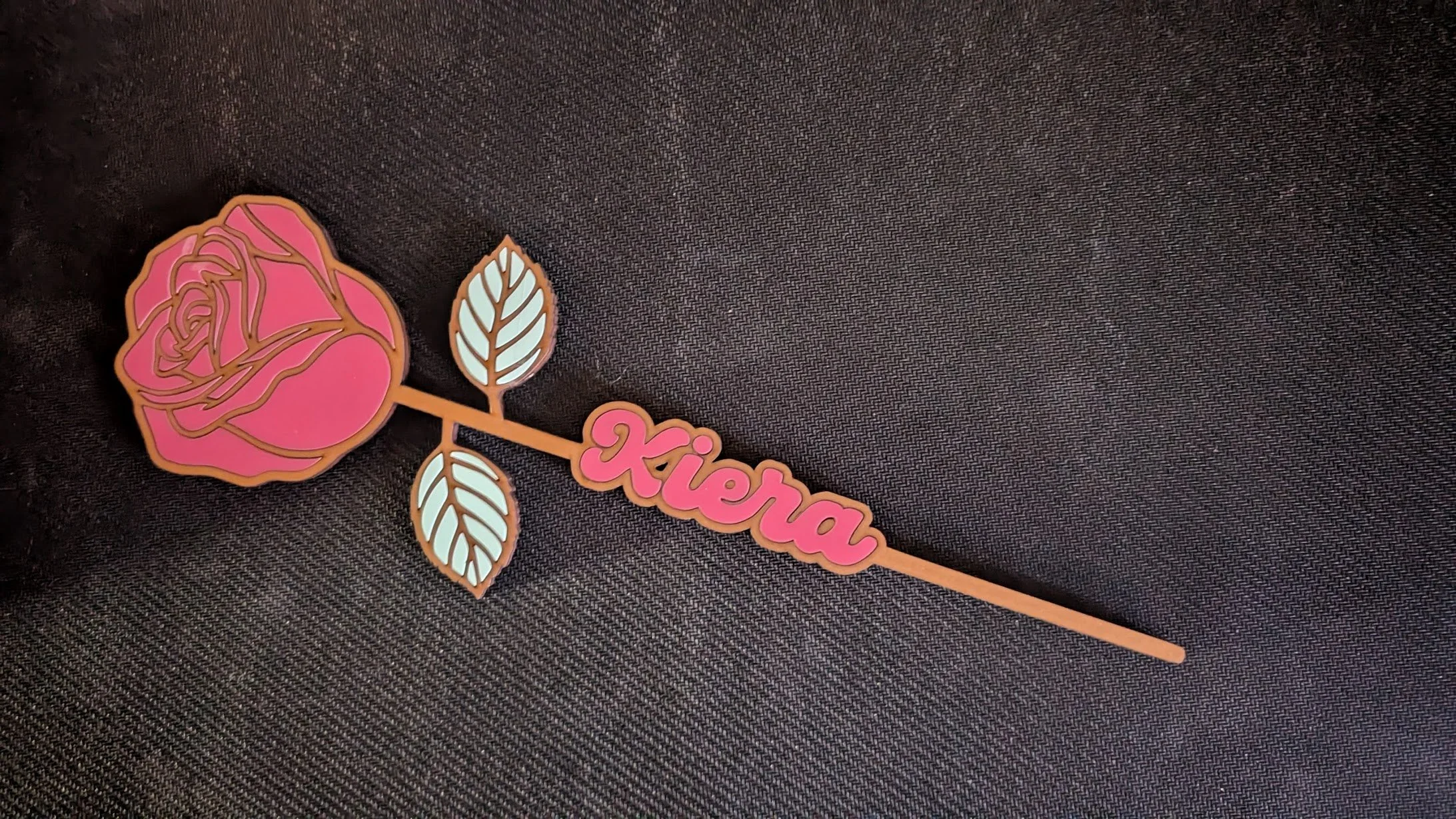 Fully Customizable Wood and Acrylic Flowers.  