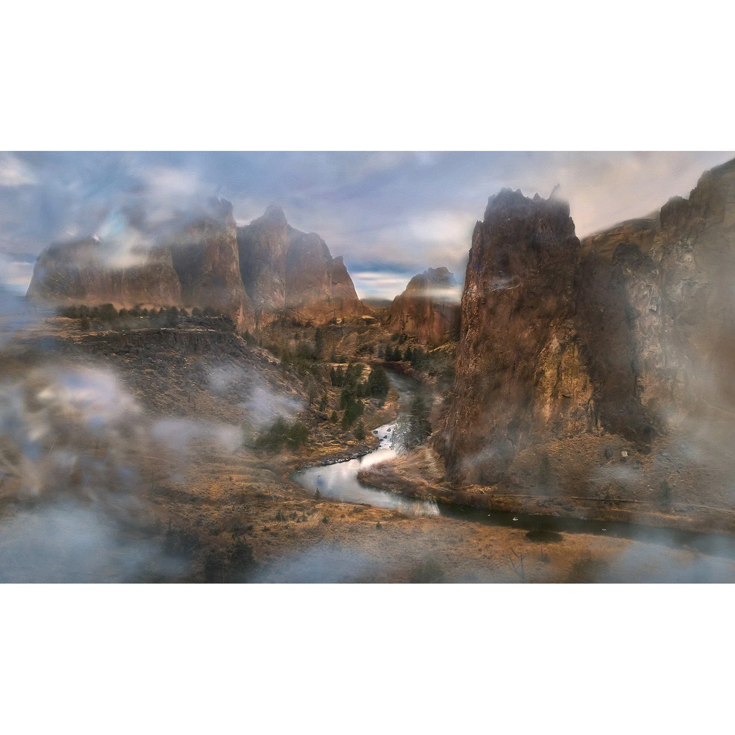 Crooked River at Smith Rock, Oregon - Open Edition