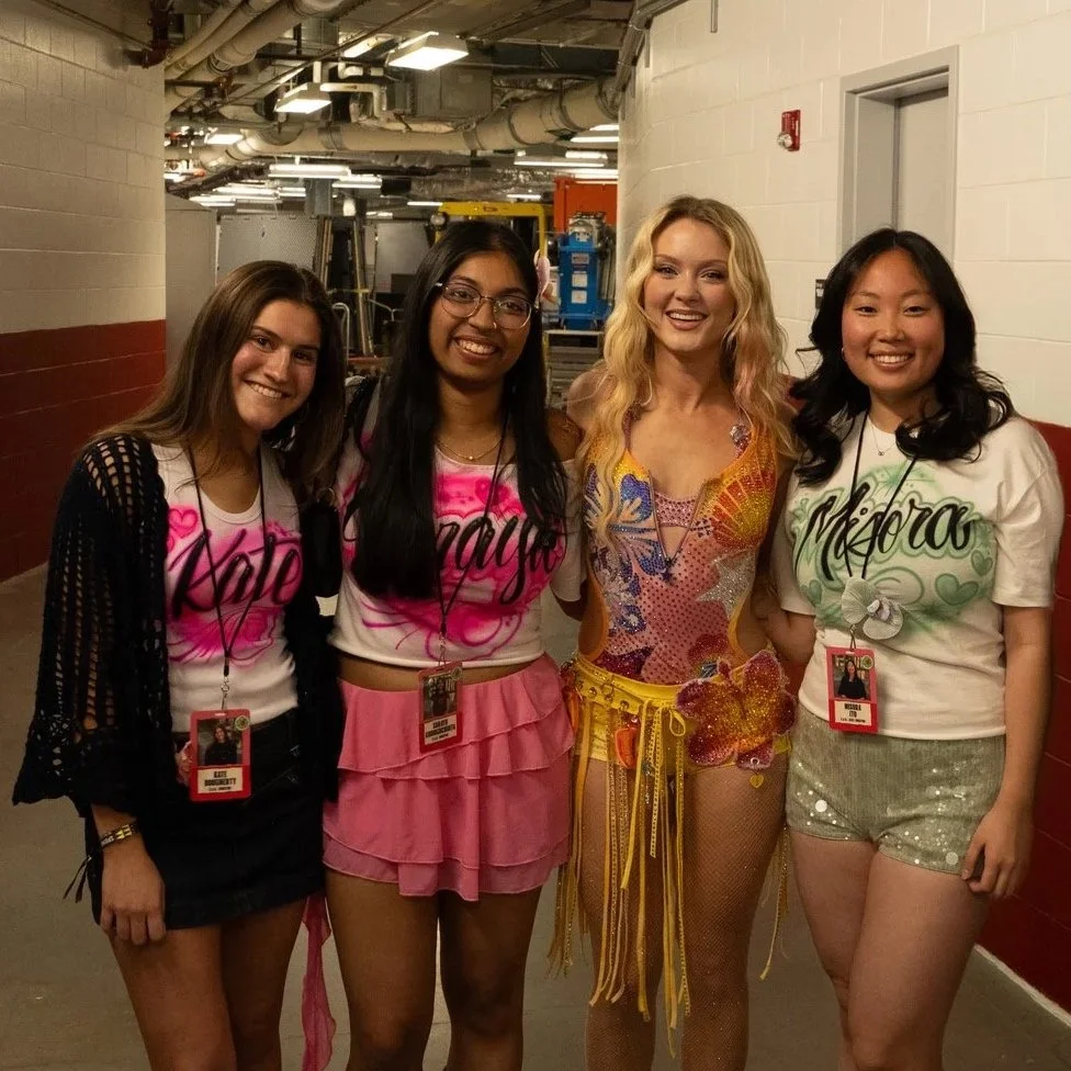 25-26 Campus Activities Board leadership with headliner Zara Larsson