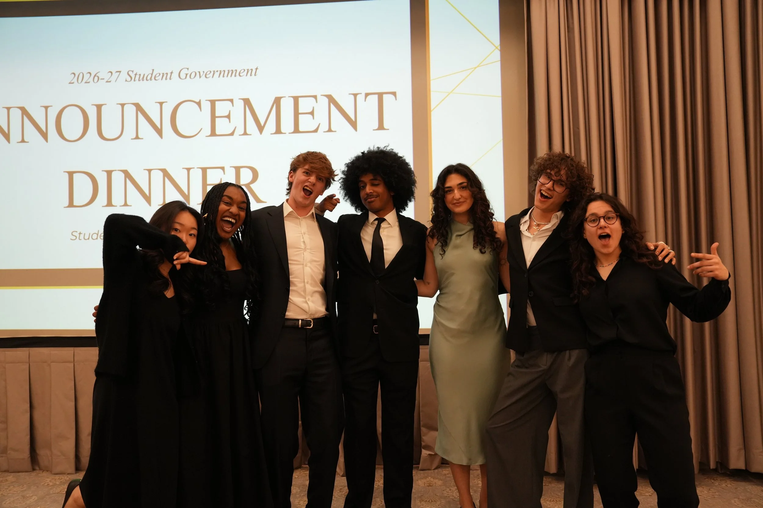 AspireToBU Leadership at the 2026 Election Dinner