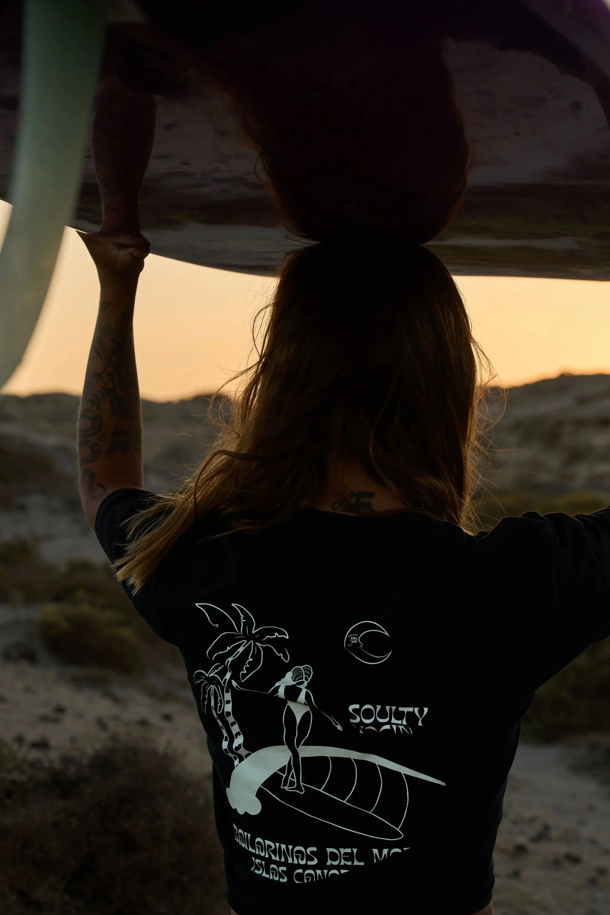 T-Shirt Black - Bailarinas del mar