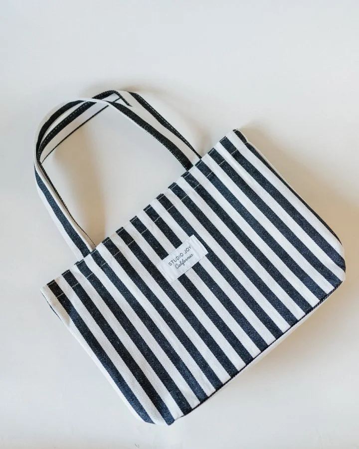 STUDIO JOY STRIPED TOTE