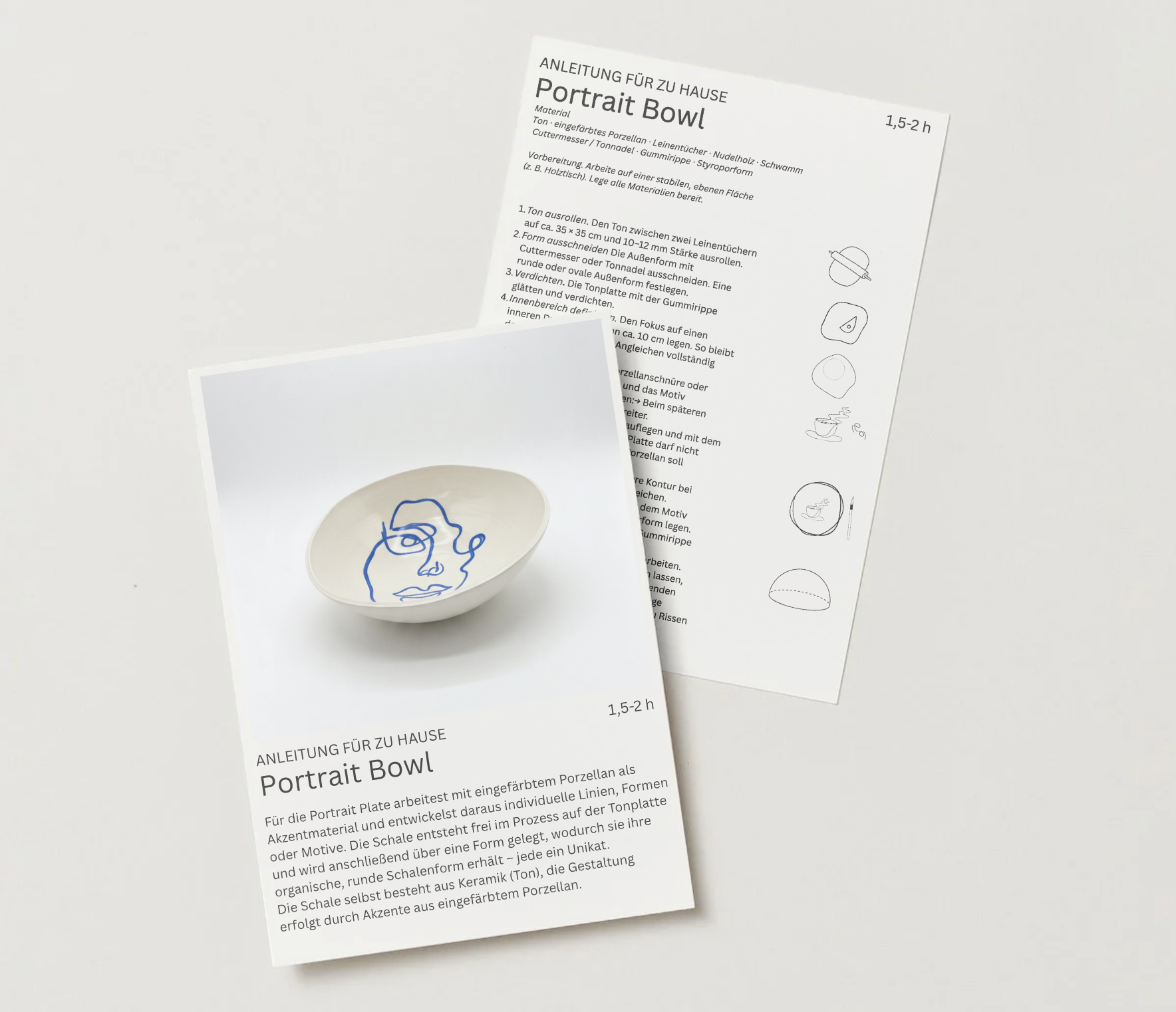 Anleitung Portrait Bowl Print & Digital