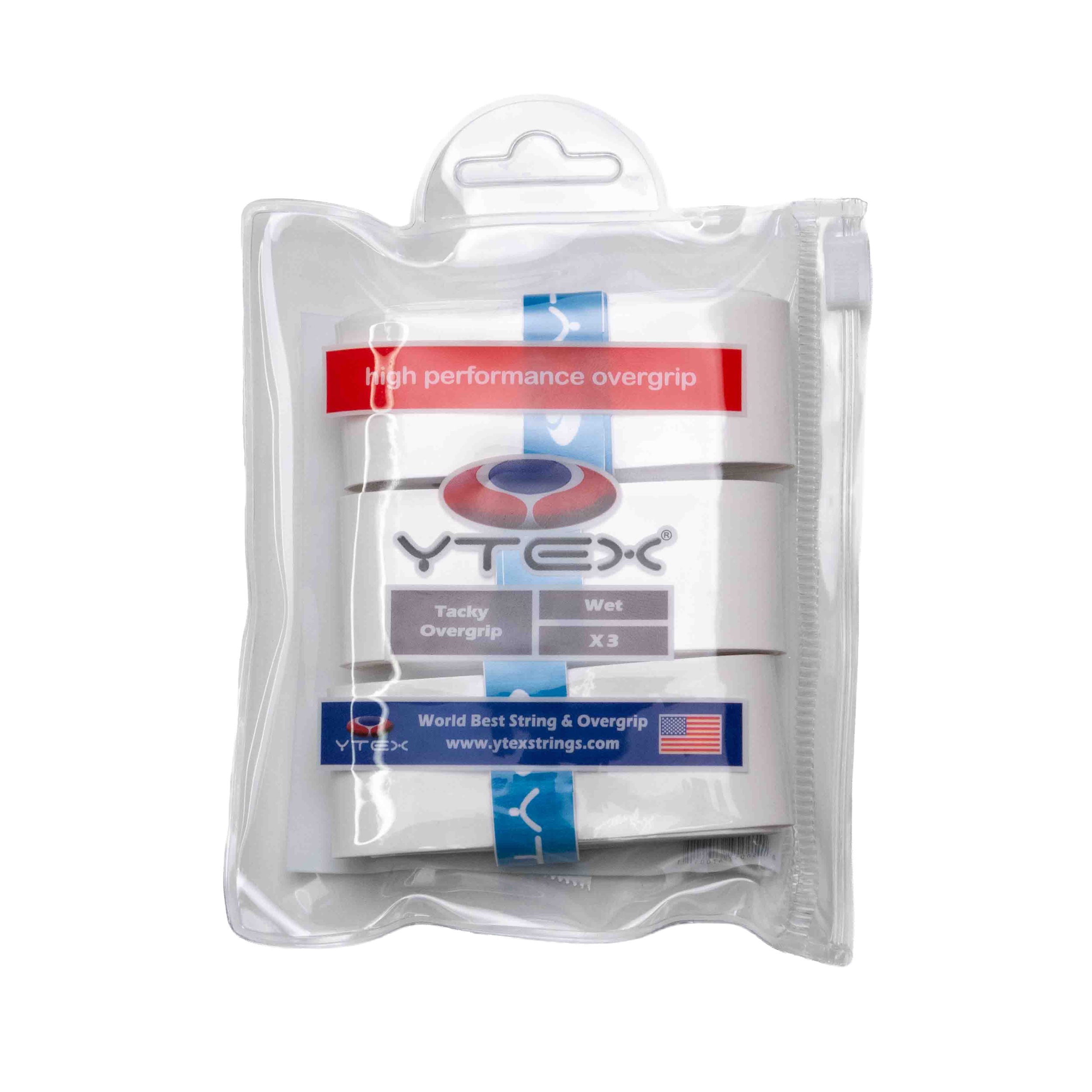 YTEX White Overgrip 3PK