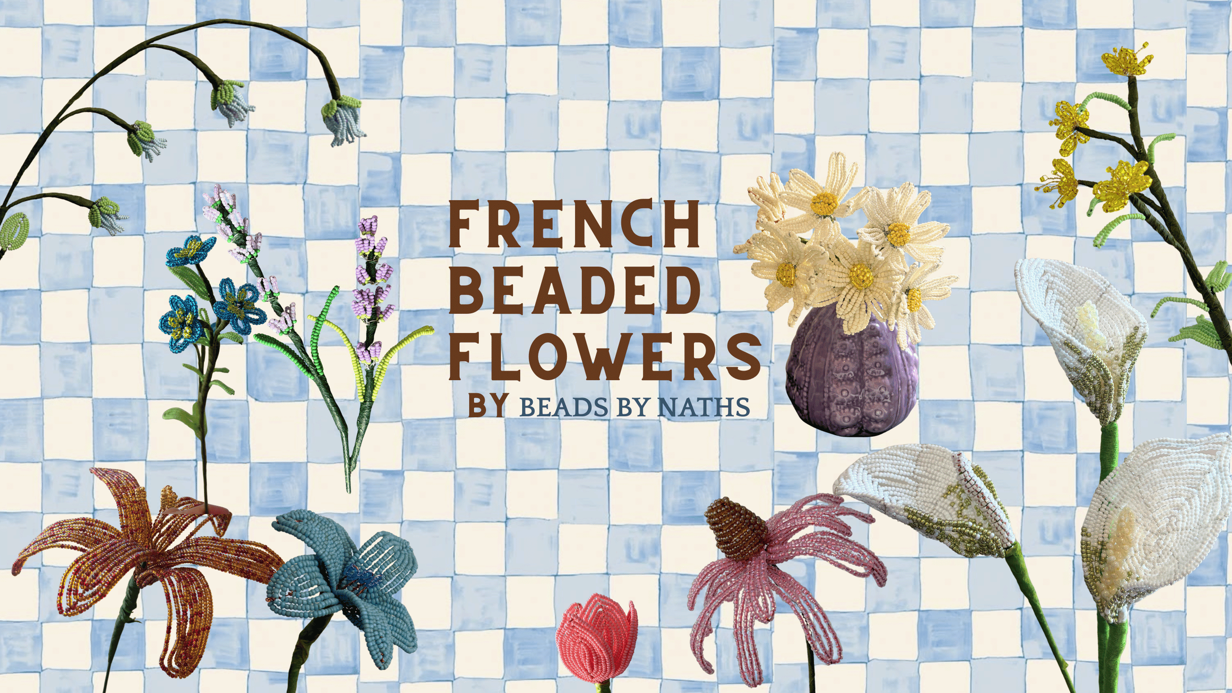 French beaded flower workshop | beads by naths