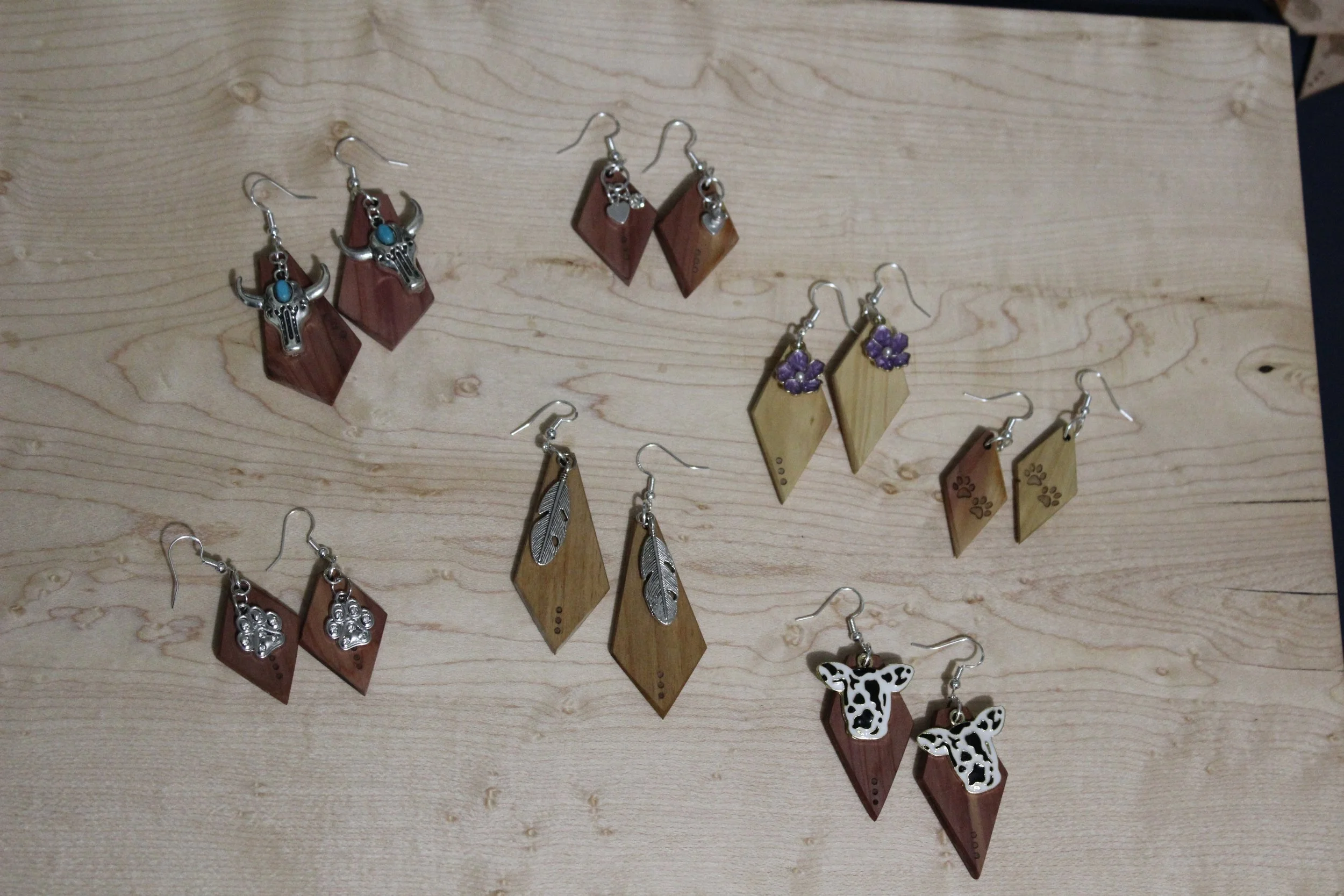 Red Cedar Earrings