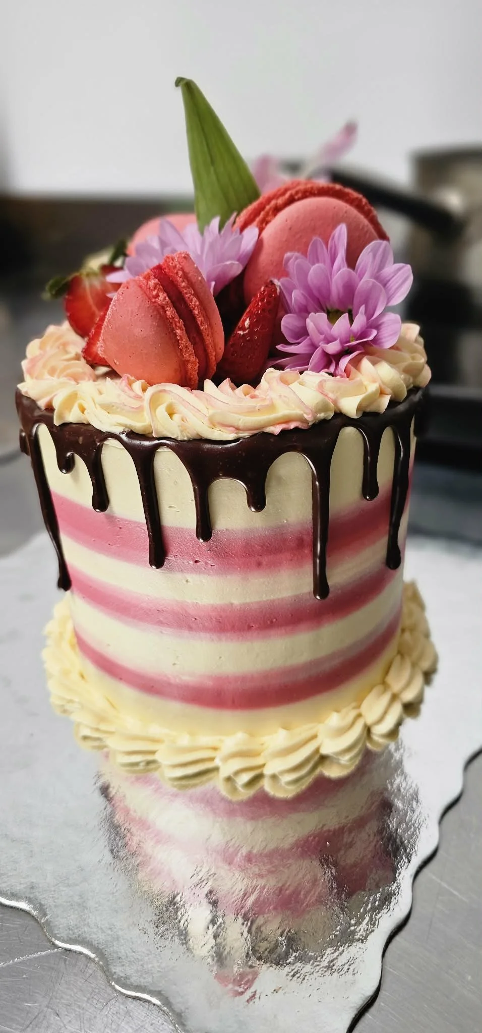 gâteaux de fêtes fleur