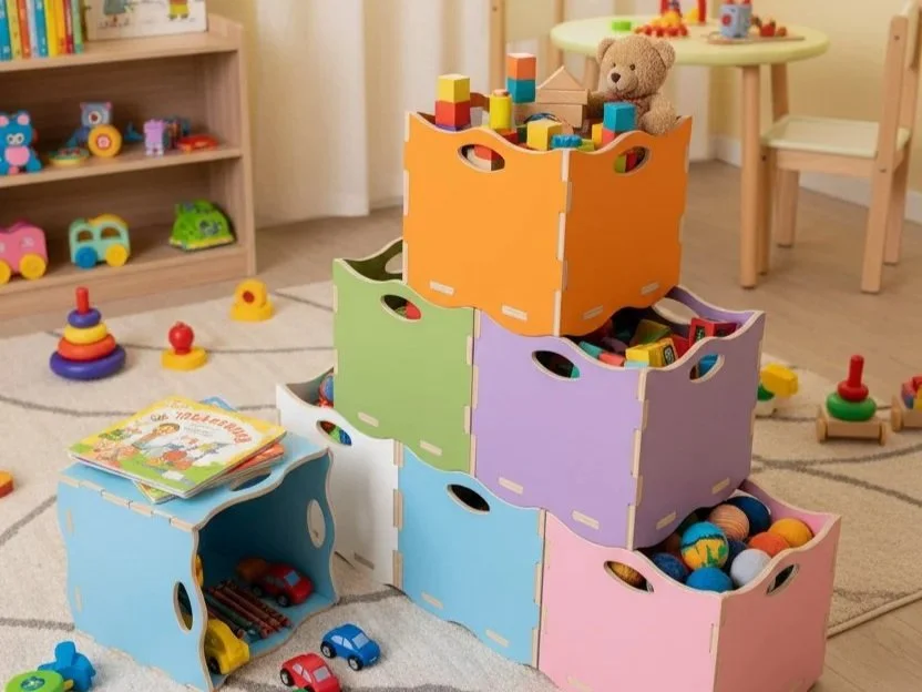 Stackable Toy Storage Boxes