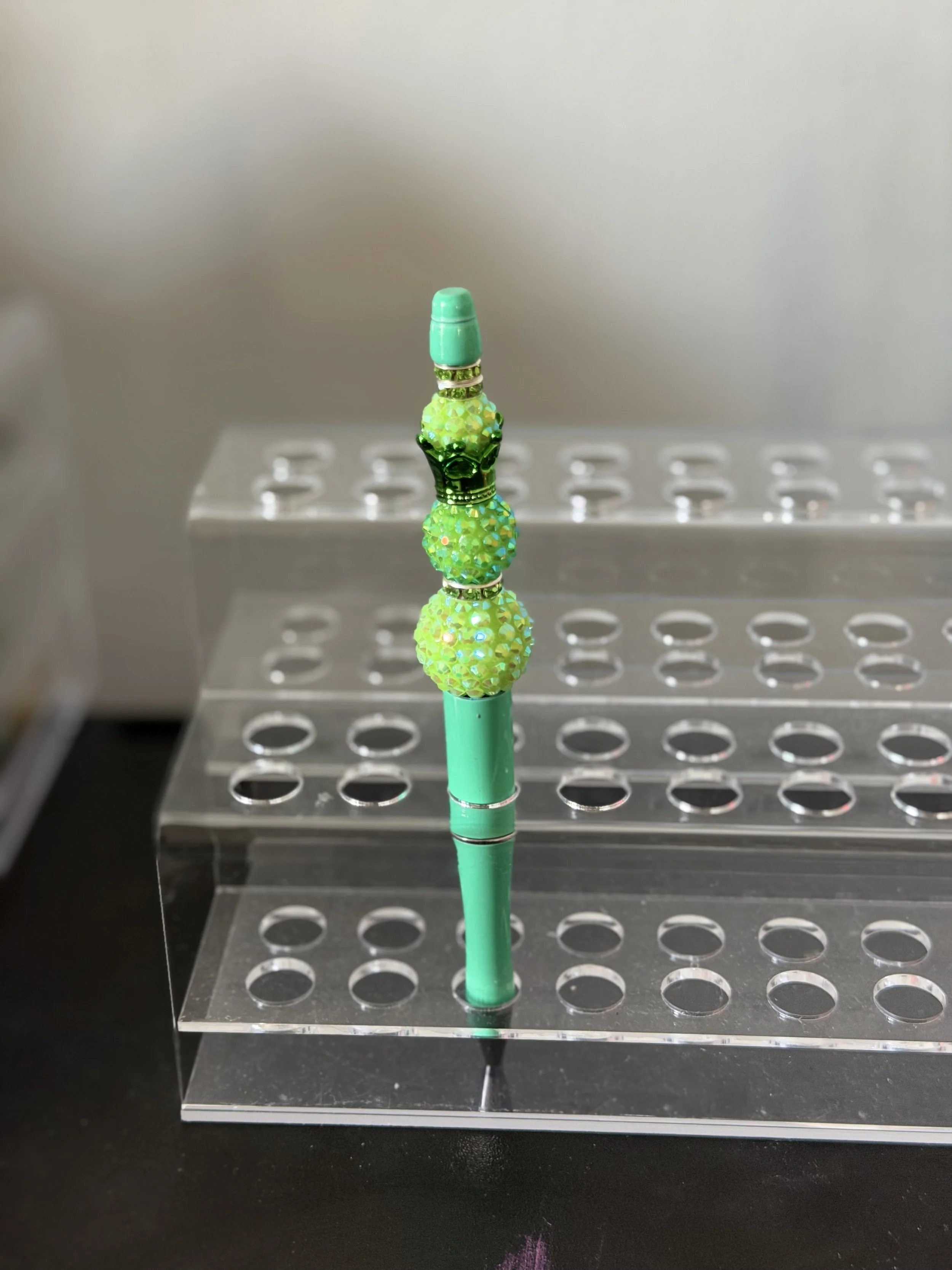 Chrome Green Crown Pens 2/$5
