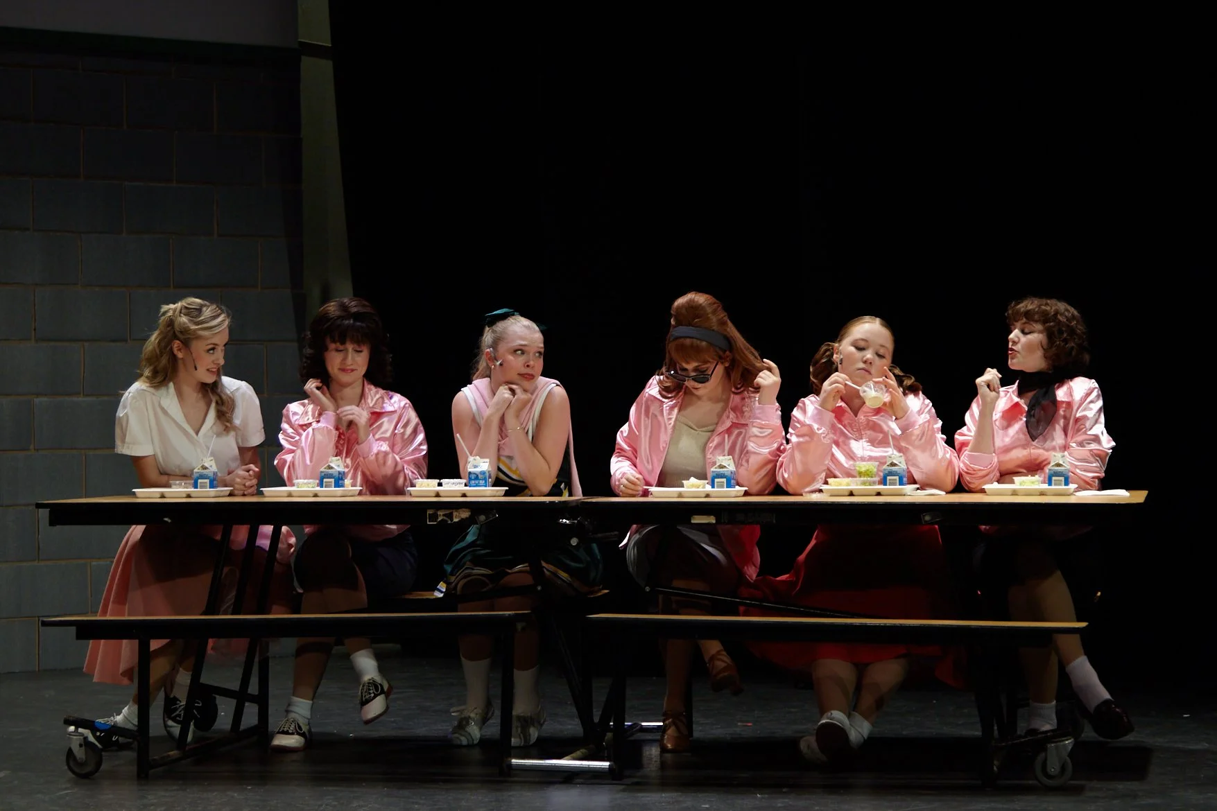 Makena Mitchell as Marty in Woodstock Playhouse's "Grease"