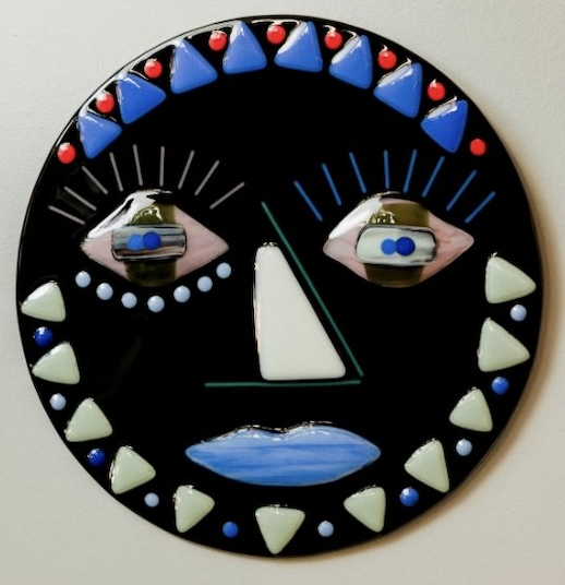 Kiln-formed glass dish by Minnow Glass