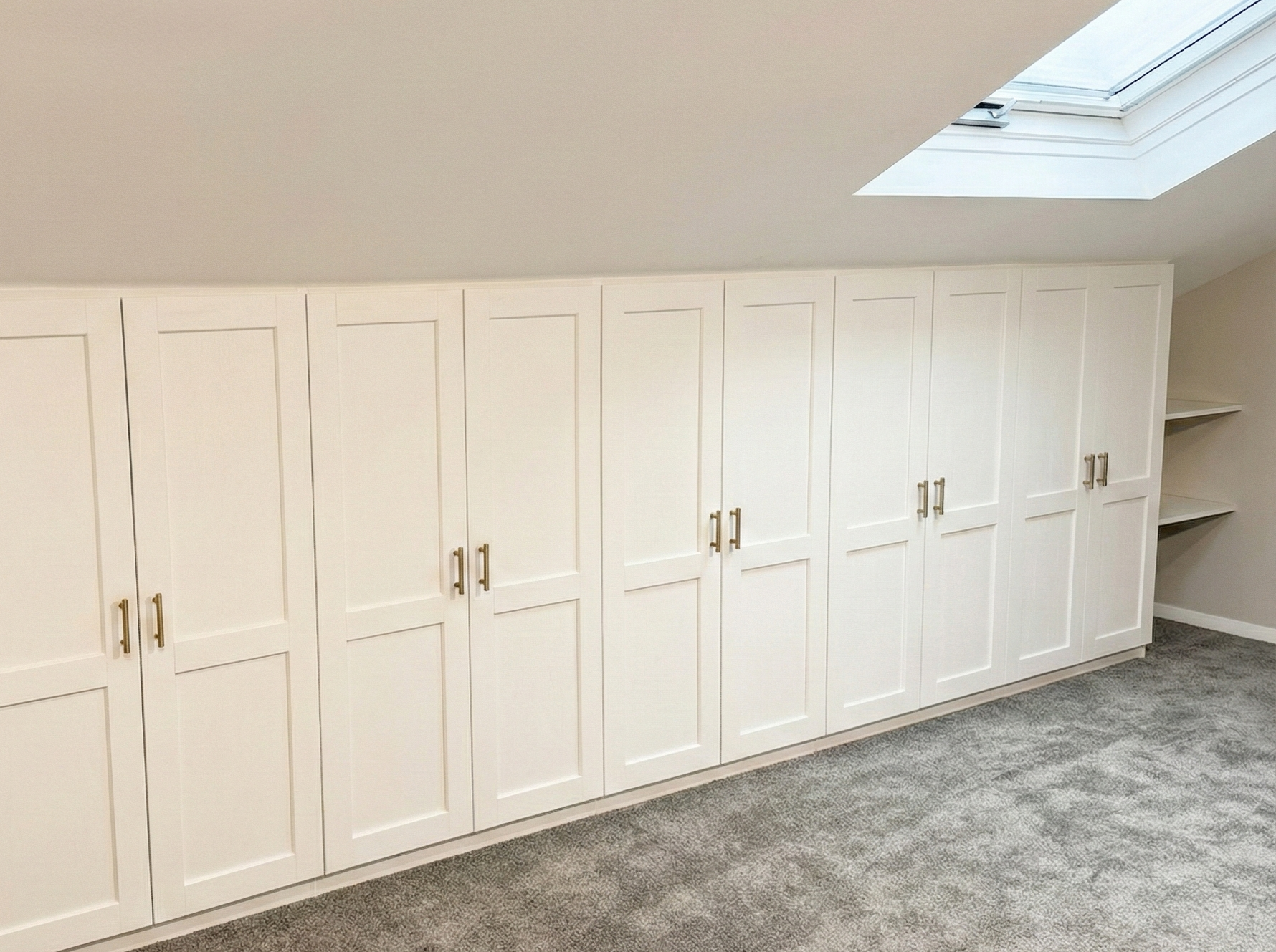 Custom Built-In Storage for Sloped Ceilings and Kitchen Pantries - IKEA Hack Specialist Renton