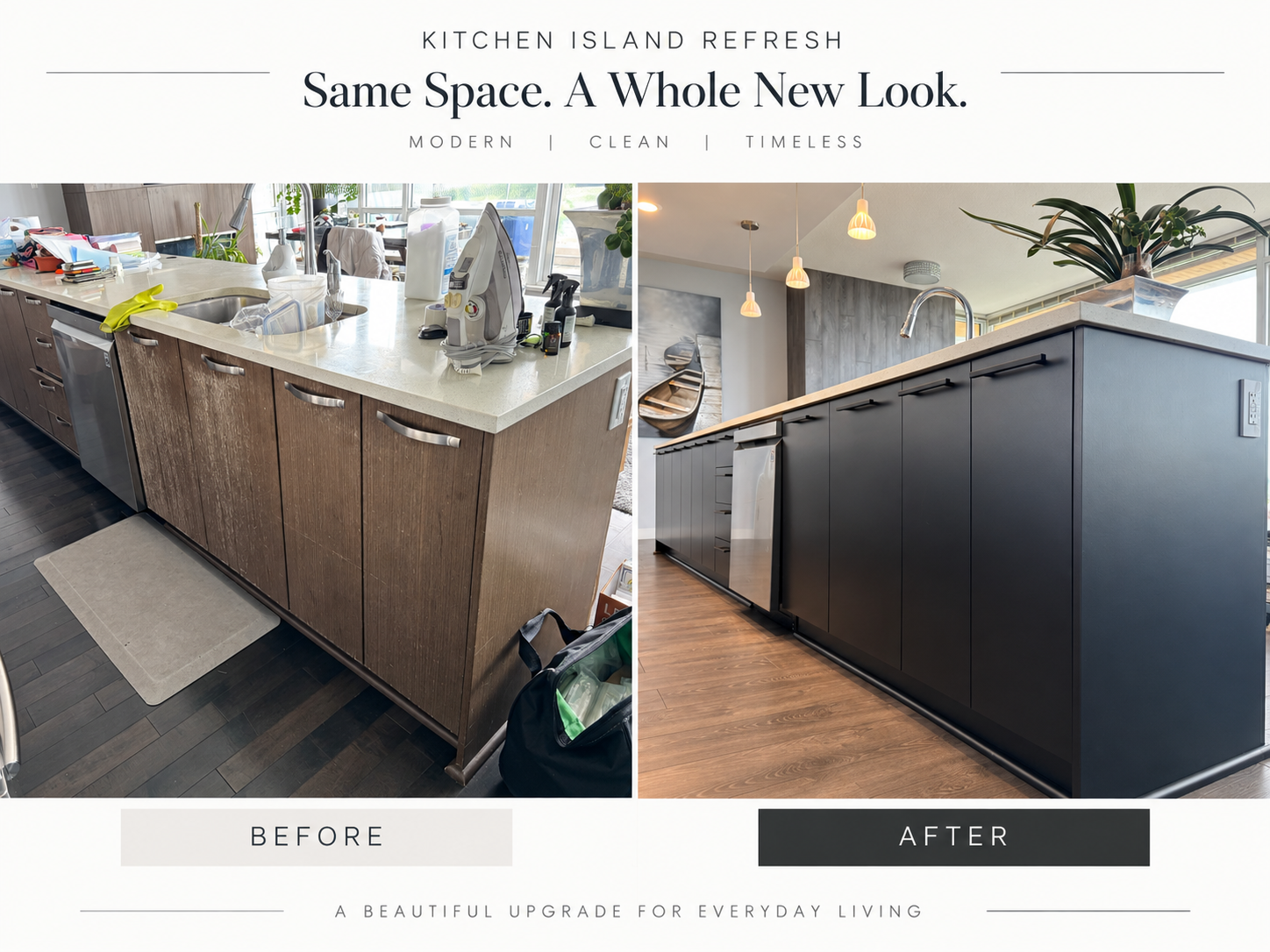 Kitchen Island Refresh
