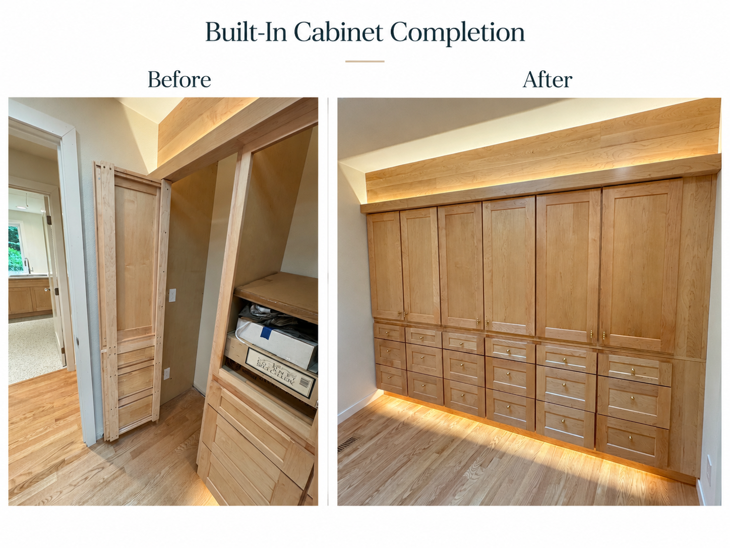 Built-In Cabinet Completion