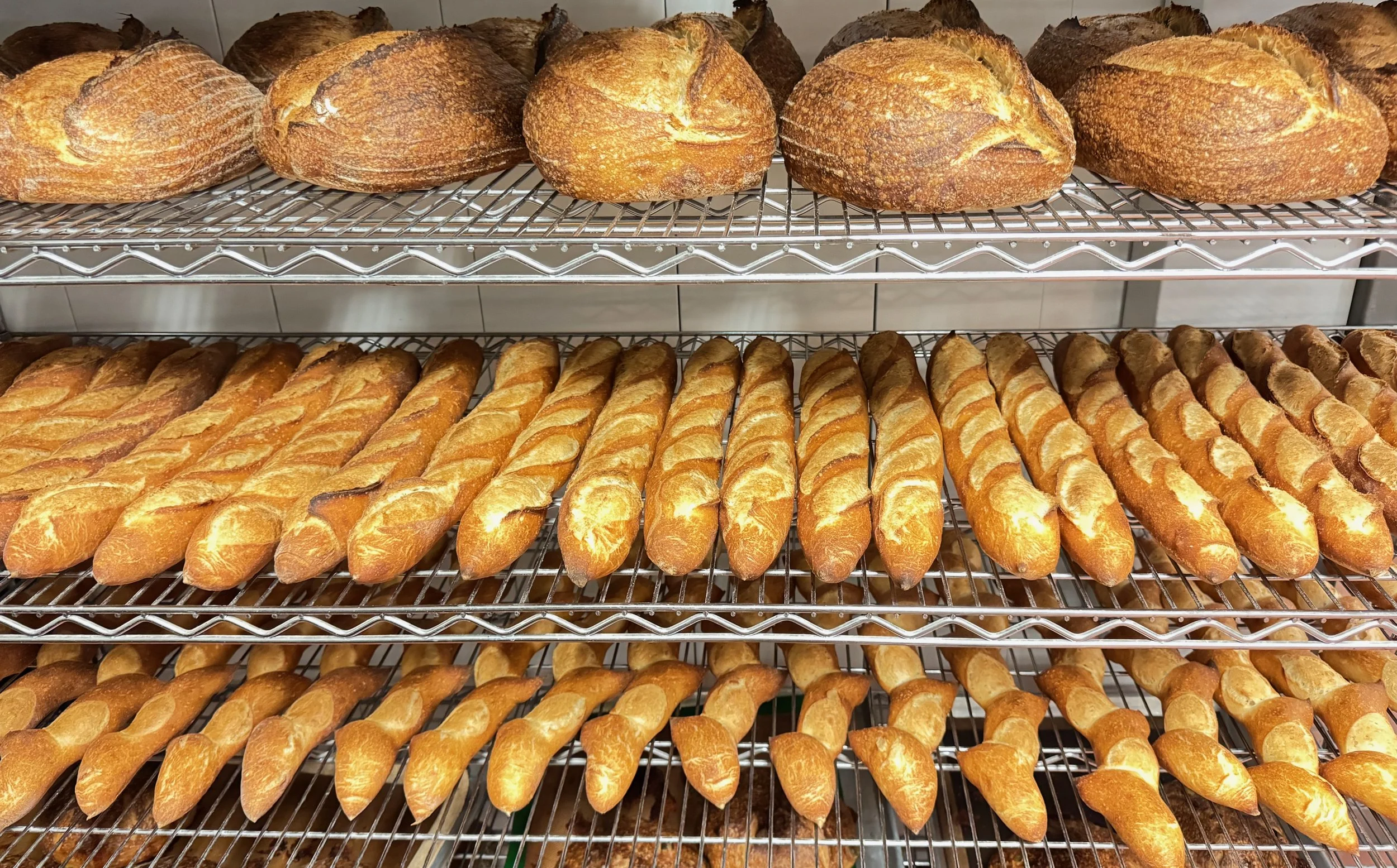Artisan sourdough breads baked daily by BAKA in the Bay Area