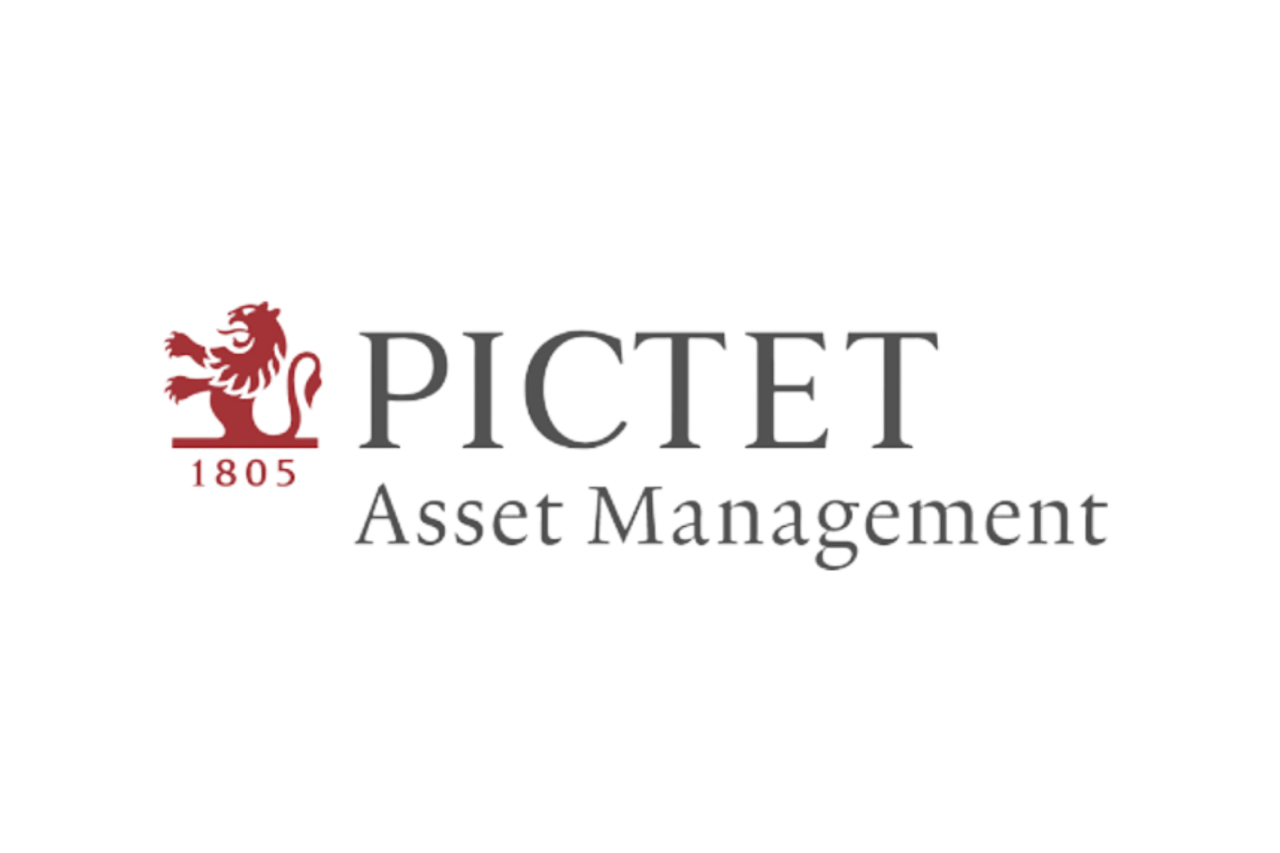 Logo for Picket Asset Management featuring a red lion and the text "1-805"