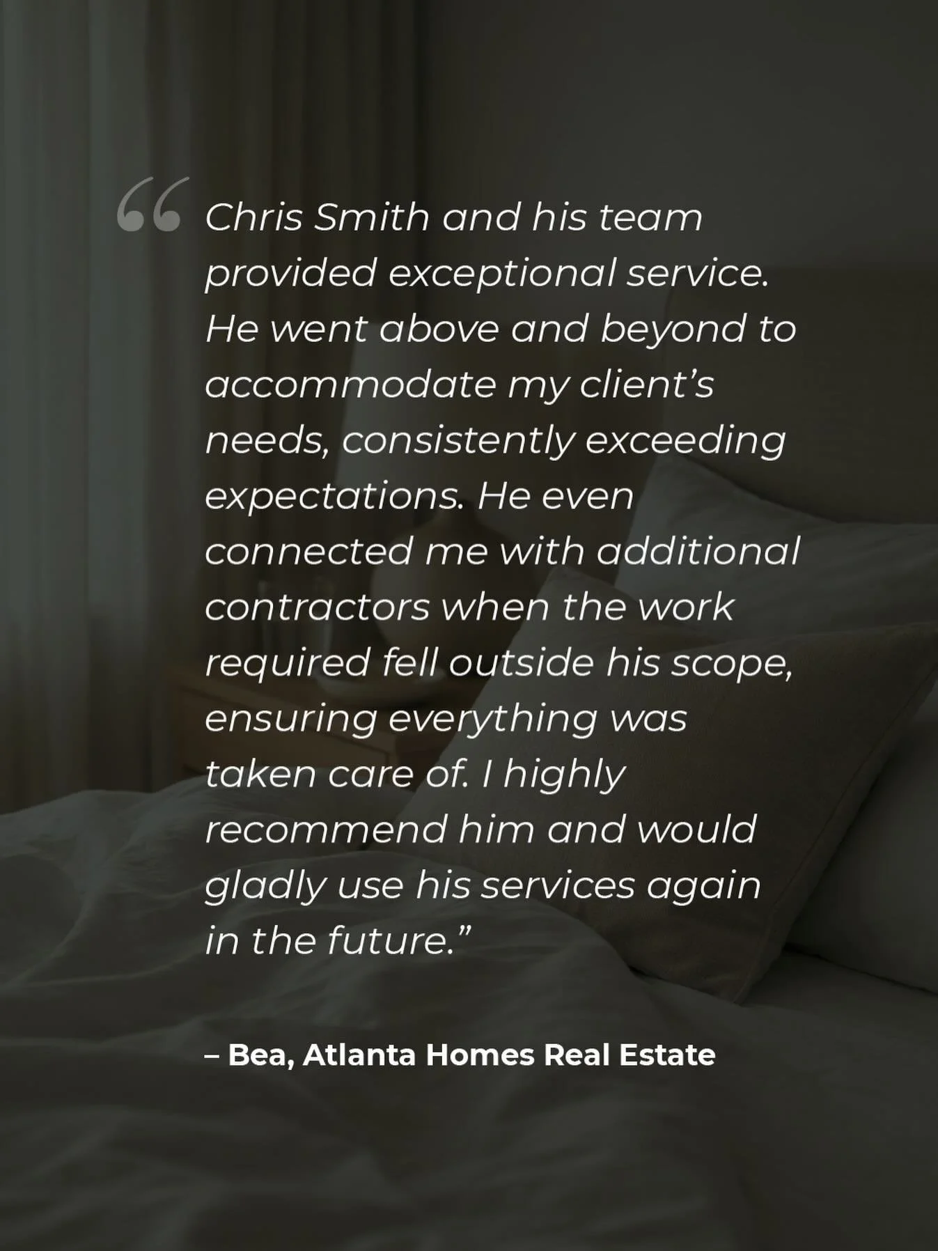 Sometimes the job goes beyond the inspection itself.

Whether it&rsquo;s helping coordinate next steps or connecting clients with the right resources, we&rsquo;re always looking for ways to support the process and keep things moving.

We appreciate t
