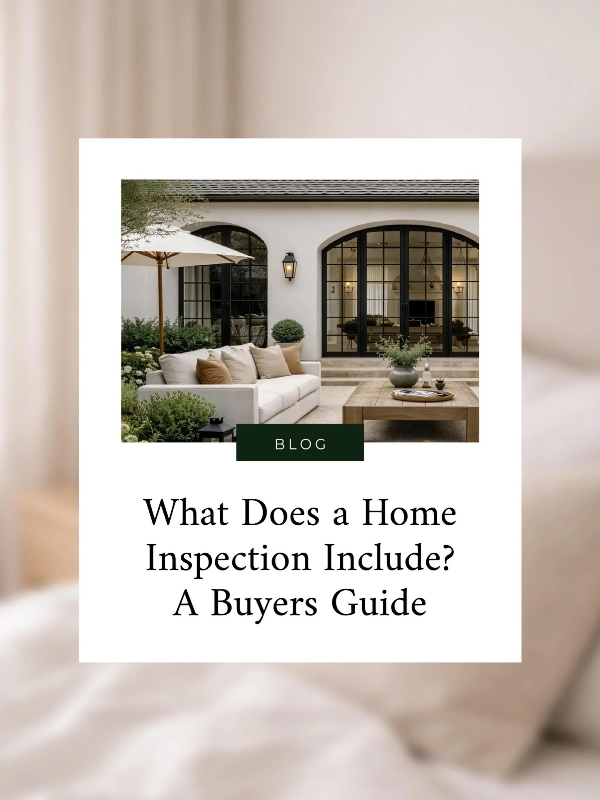 Most buyers know they need a home inspection. Fewer know exactly what one covers, or what to expect when inspection day arrives.

Our latest blog breaks it down completely: every system evaluated, what our inspectors are looking for, and how to use t