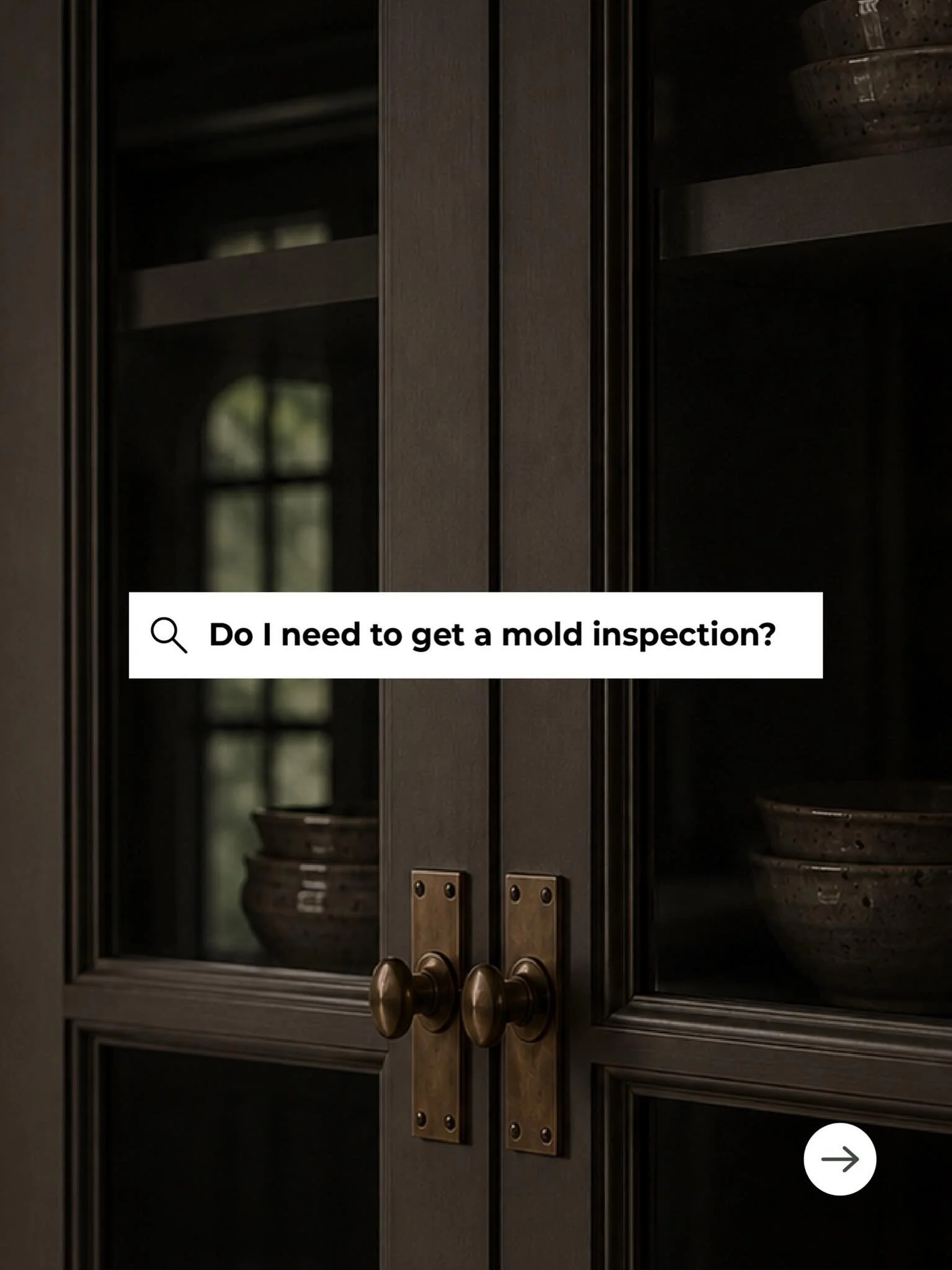 Mold testing isn&rsquo;t about finding something alarming. It&rsquo;s about having complete information.

We recommend mold testing when conditions during an inspection suggest elevated moisture, when buyers have health sensitivities or concerns abou