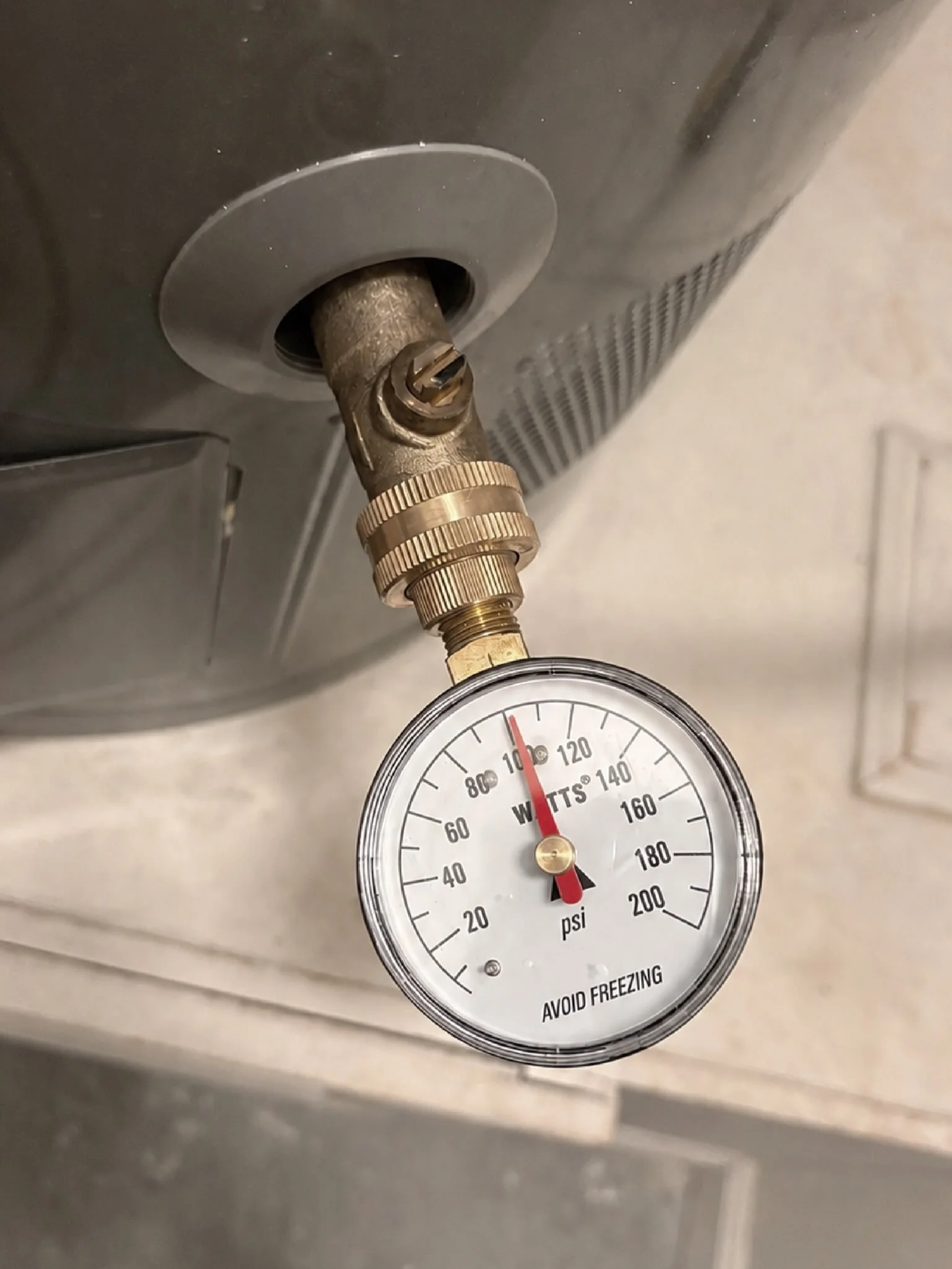 Beyond pipe material, there&rsquo;s a lot that goes into a thorough plumbing evaluation.

Our inspectors check water pressure and flow at fixtures throughout the home, evaluate the condition of supply and drain lines where accessible, test for functi