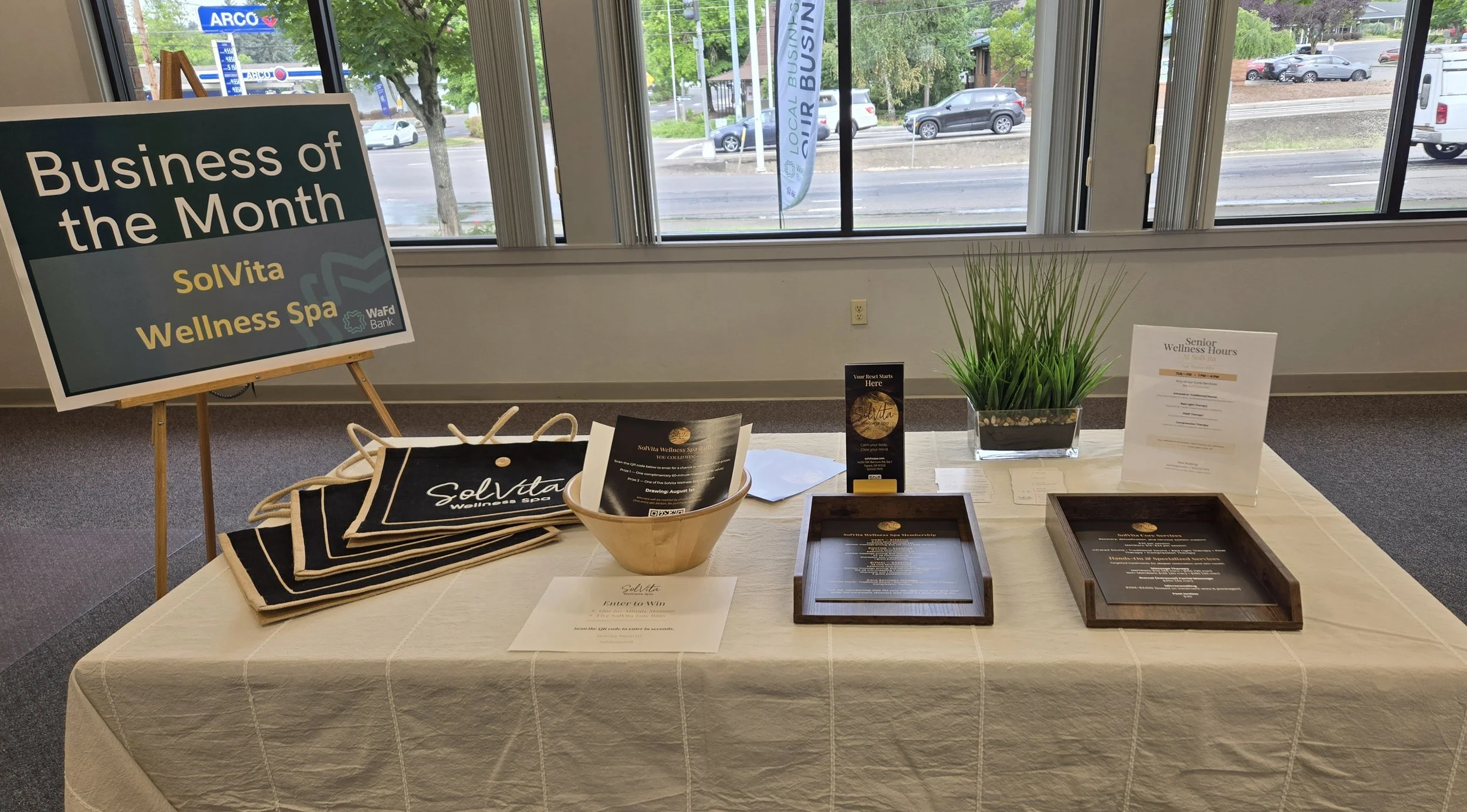 SolVita Named WaFd Bank Tigard's Business of the Month