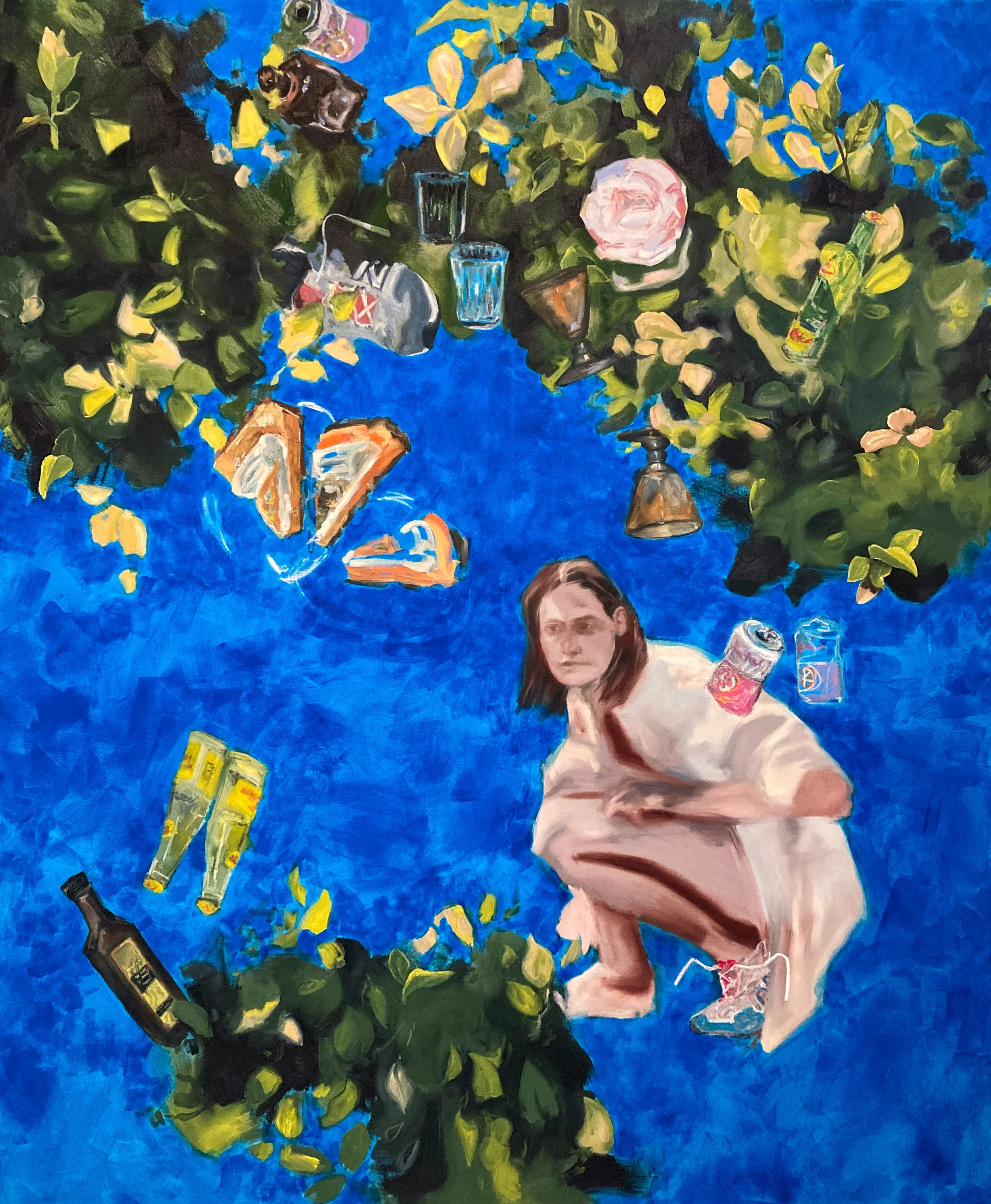 Katherine Kesey 
 Impressions , 2022 
Oil and soft pastel on canvas 
72 × 60 in
