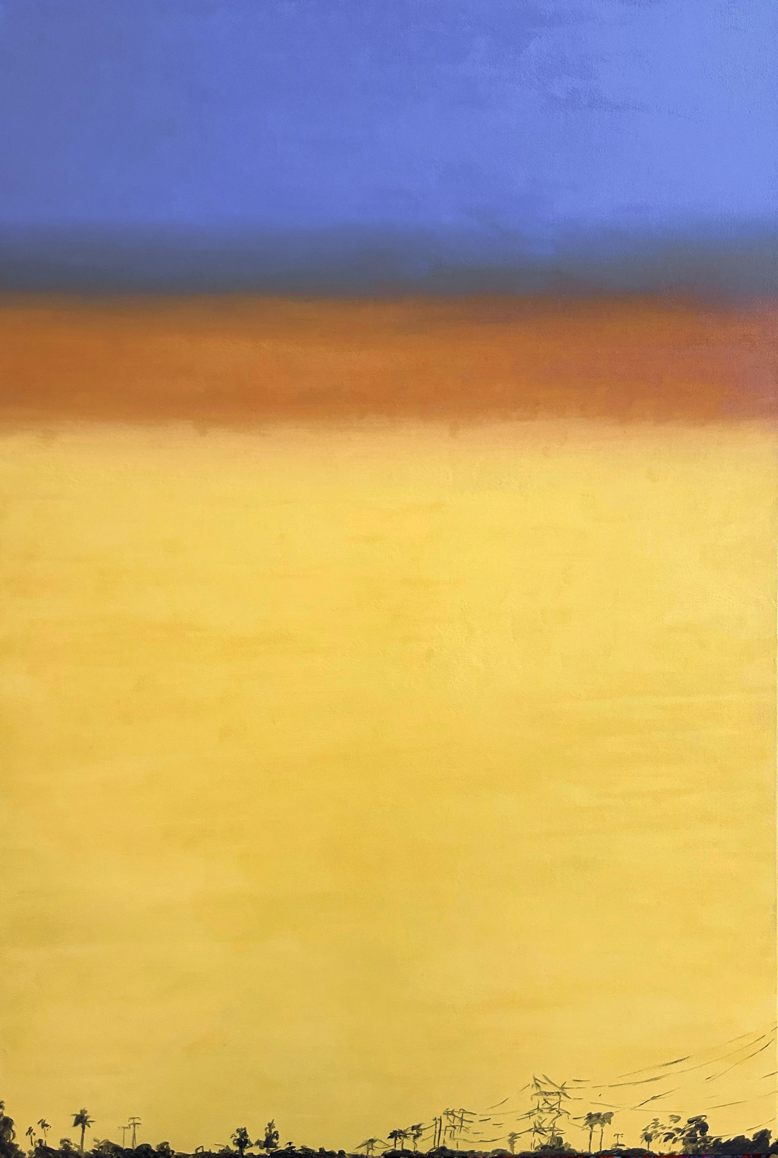 Katherine Kesey 
 LA Sunset No.1 , 2024 
Oil on canvas 
36 × 24 in 