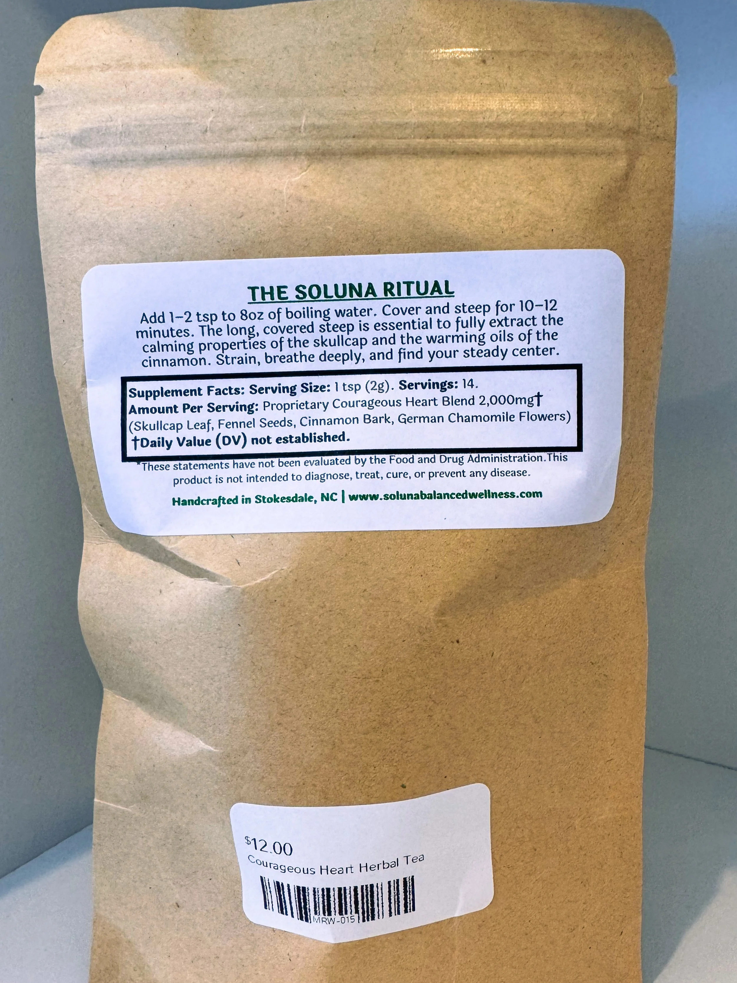 Herbal Infusion | Courageous Heart