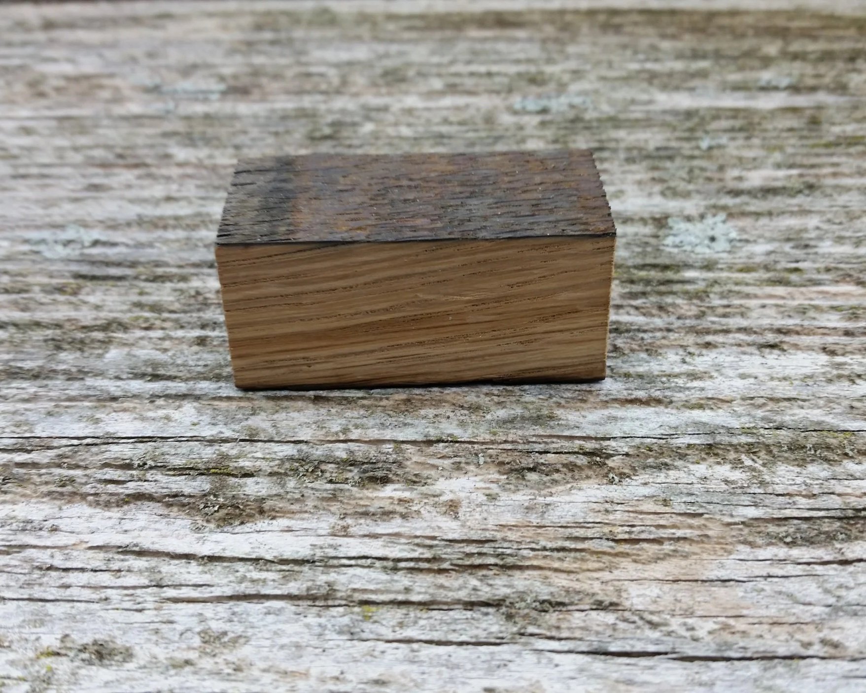 Segment of a Makers Mark barrel stave pen blank