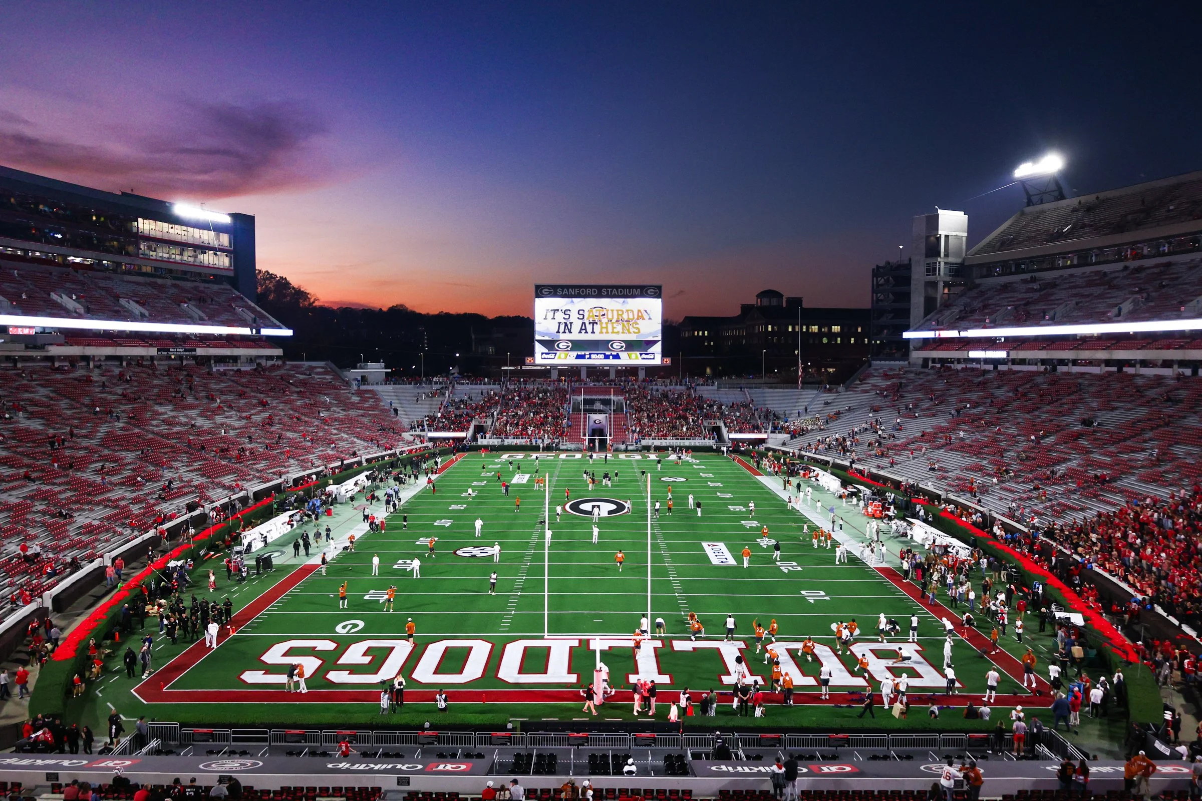 Sanford Stadium is seen before the football game between Georgia and Texas at Sanford Stadium in Athens, Georgia, on Saturday, Nov. 15, 2025. Georgia won 35-10. (Photo/Kaleb Tatum)