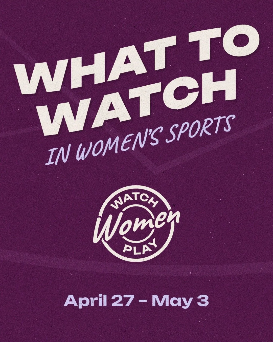 We have another stacked week of women&rsquo;s sports, including the debut of two new teams in the @wnba 

In the @nwsl, the Washington Spirit are riding high after a dominant 4&ndash;0 win where we met &ldquo;Churro&rdquo;, a plastic coyote that&rsqu