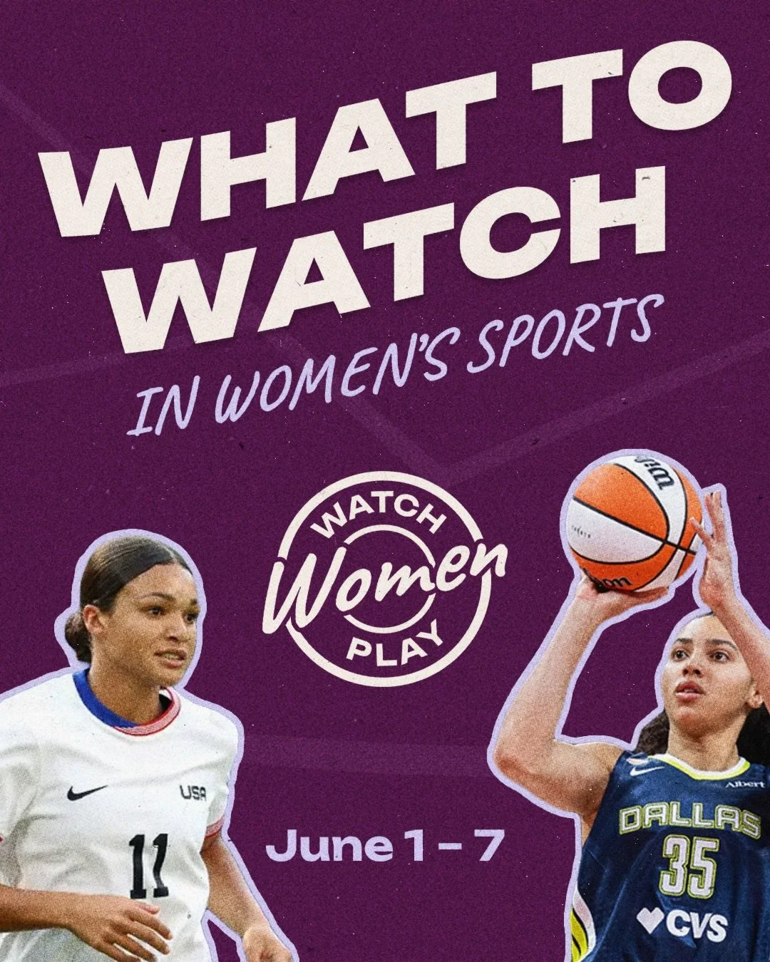 The race to $500k begins with tonight&rsquo;s @wnba matchups as the league kicks off its sixth annual Commissioner&rsquo;s Cup! Swipe to see the matchups + the Women&rsquo;s Lacrosse League&rsquo;s Saturday match details. 

Don&rsquo;t forget to chec